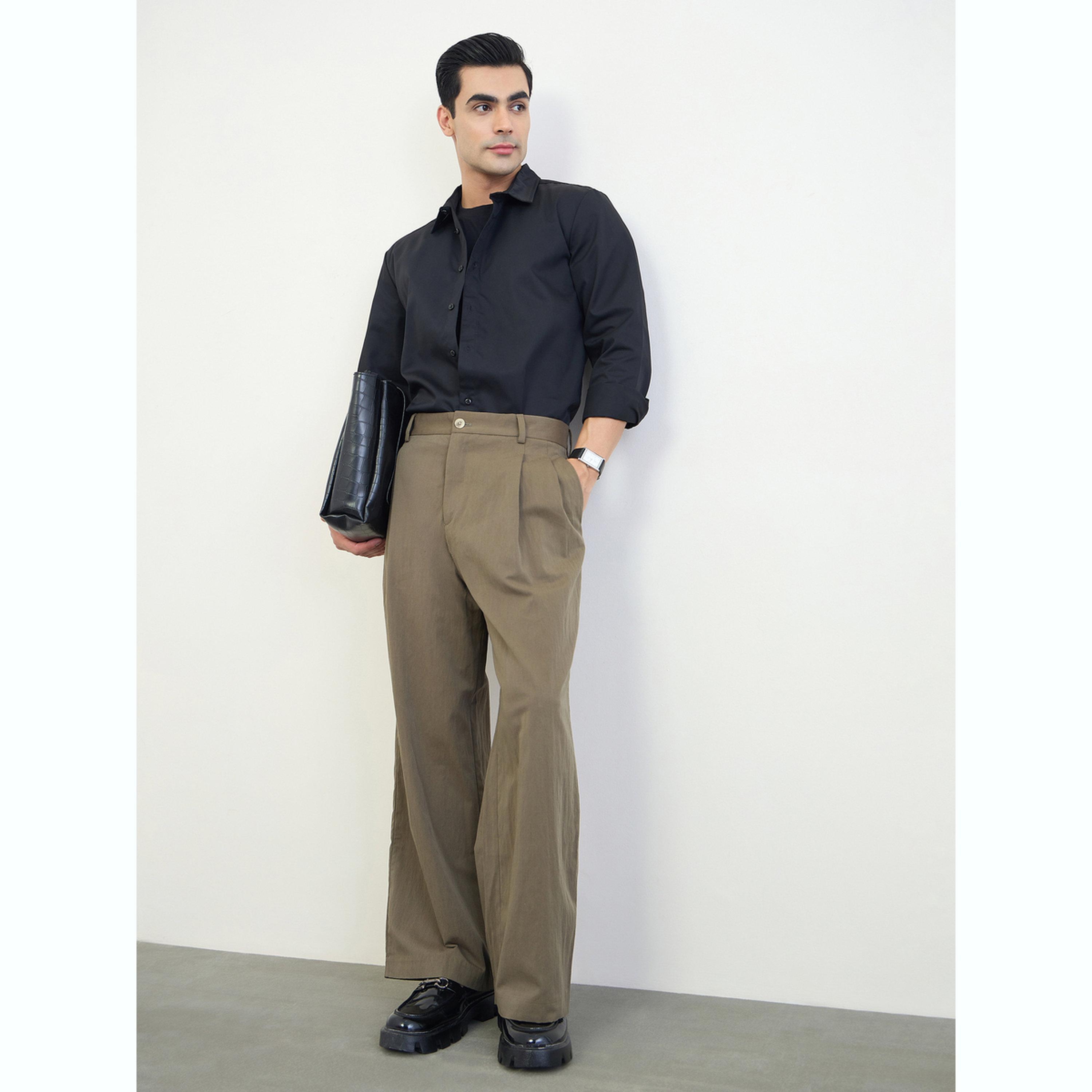 قميص سادة بقصة عادية-men-clothing-shirts-image-2