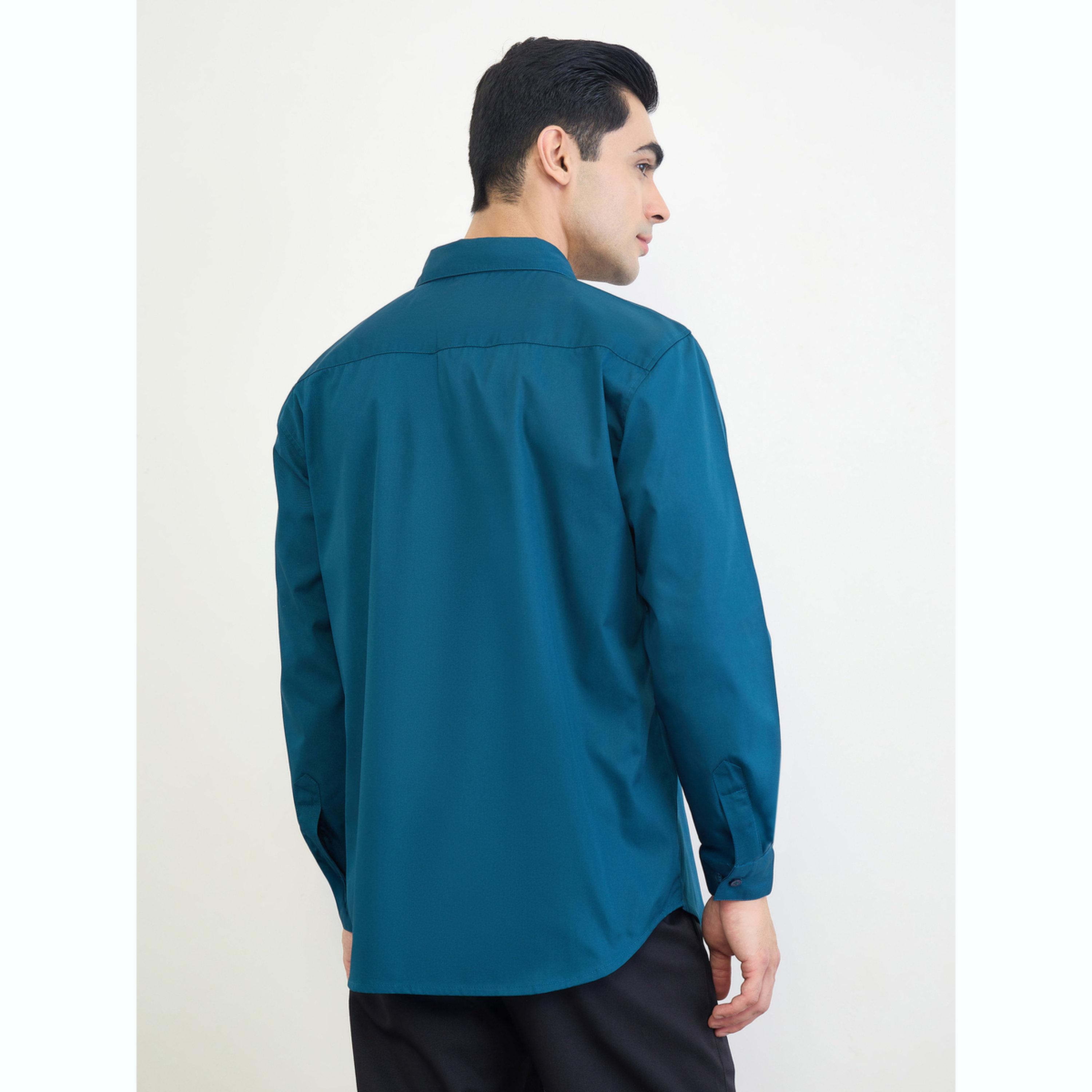 قميص سادة بقصة عادية-men-clothing-shirts-image-5