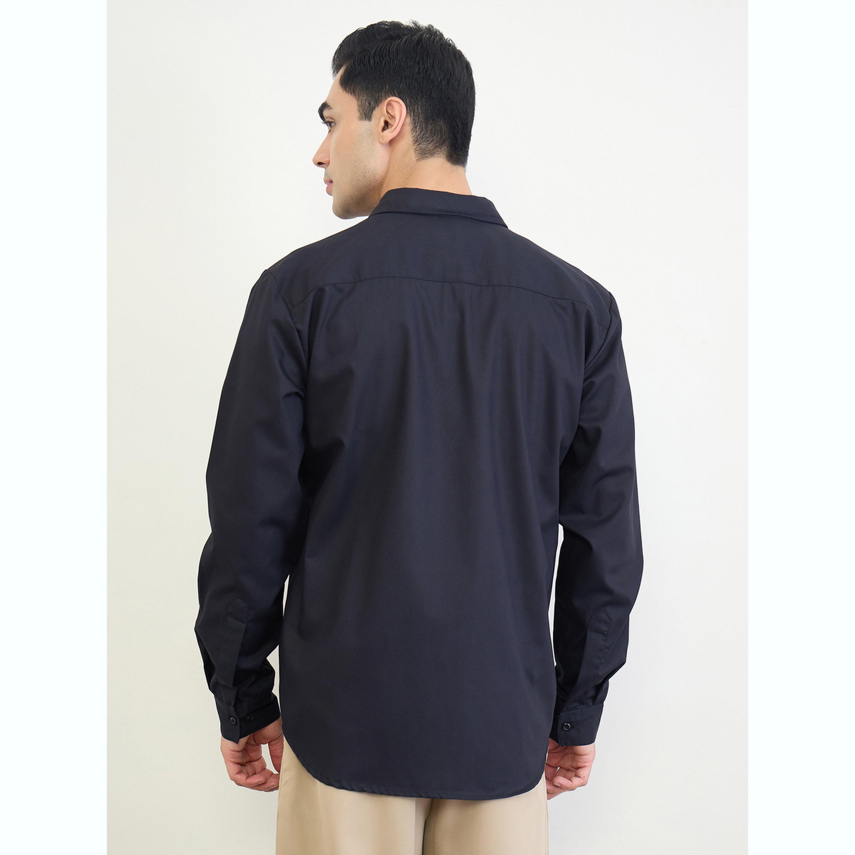Styli Men Regular Fit Solid Shirt-men-clothing-shirts-image-4