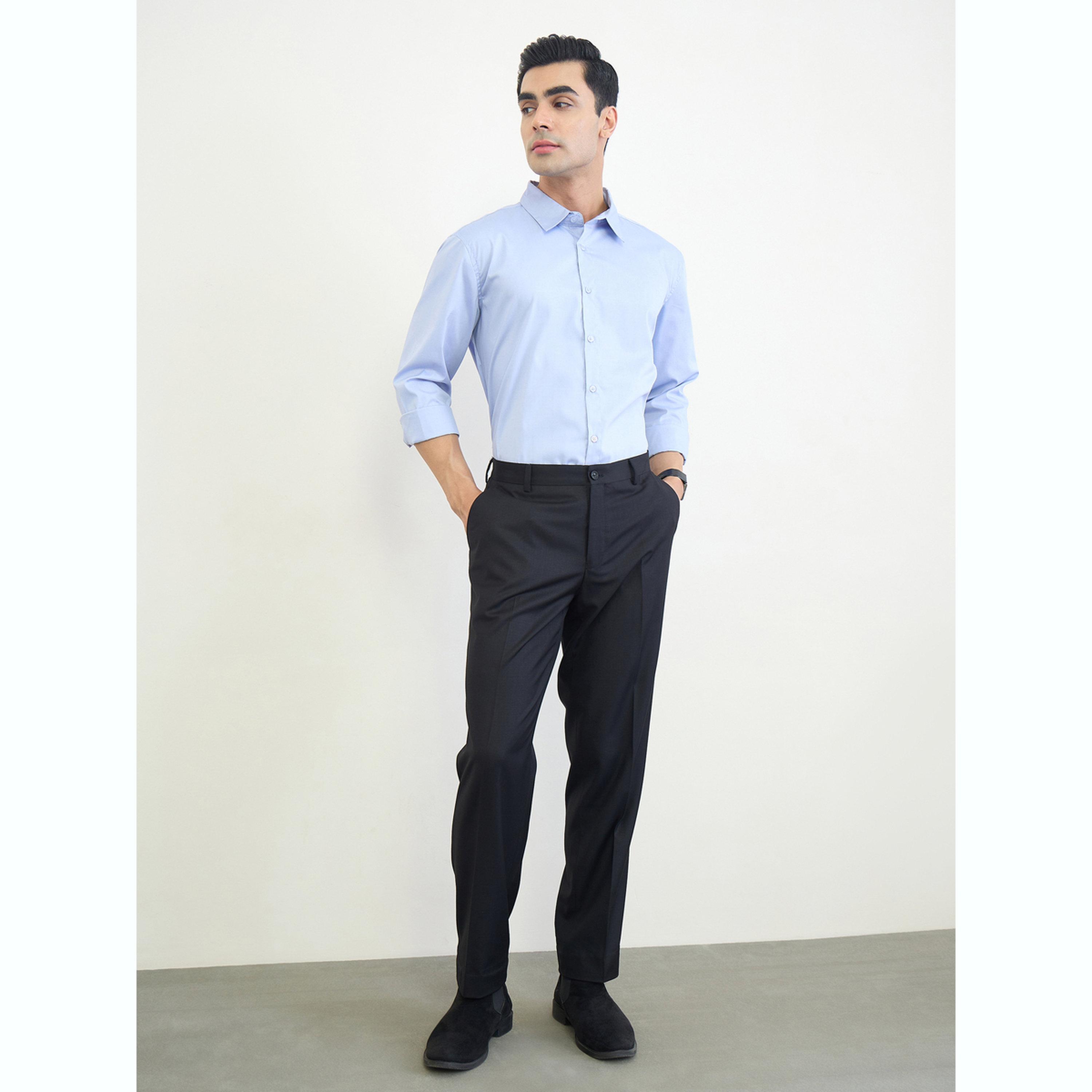 Styli Men Regular Fit Solid Shirt-men-clothing-shirts-image-2