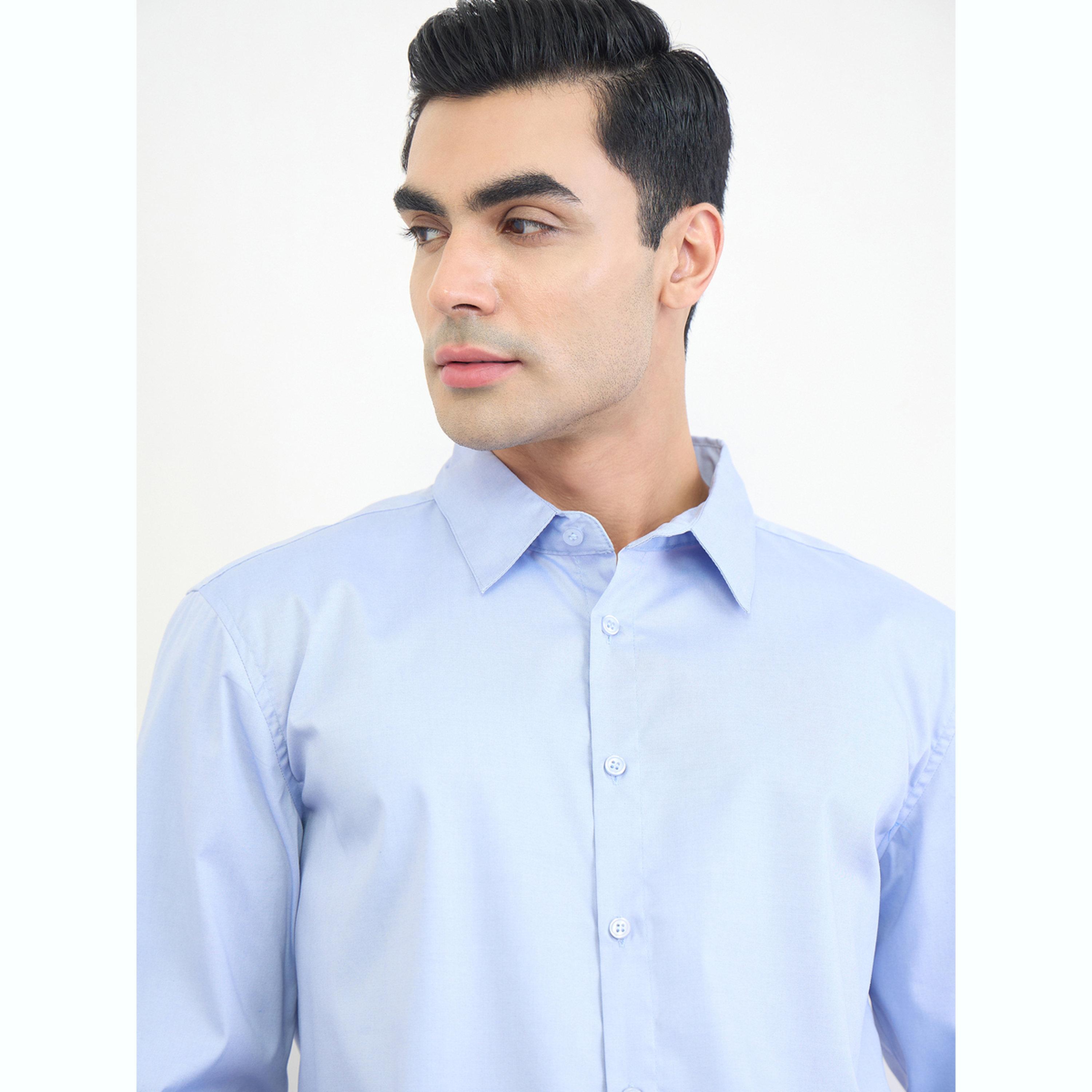قميص سادة بقصة عادية-men-clothing-shirts-image-5