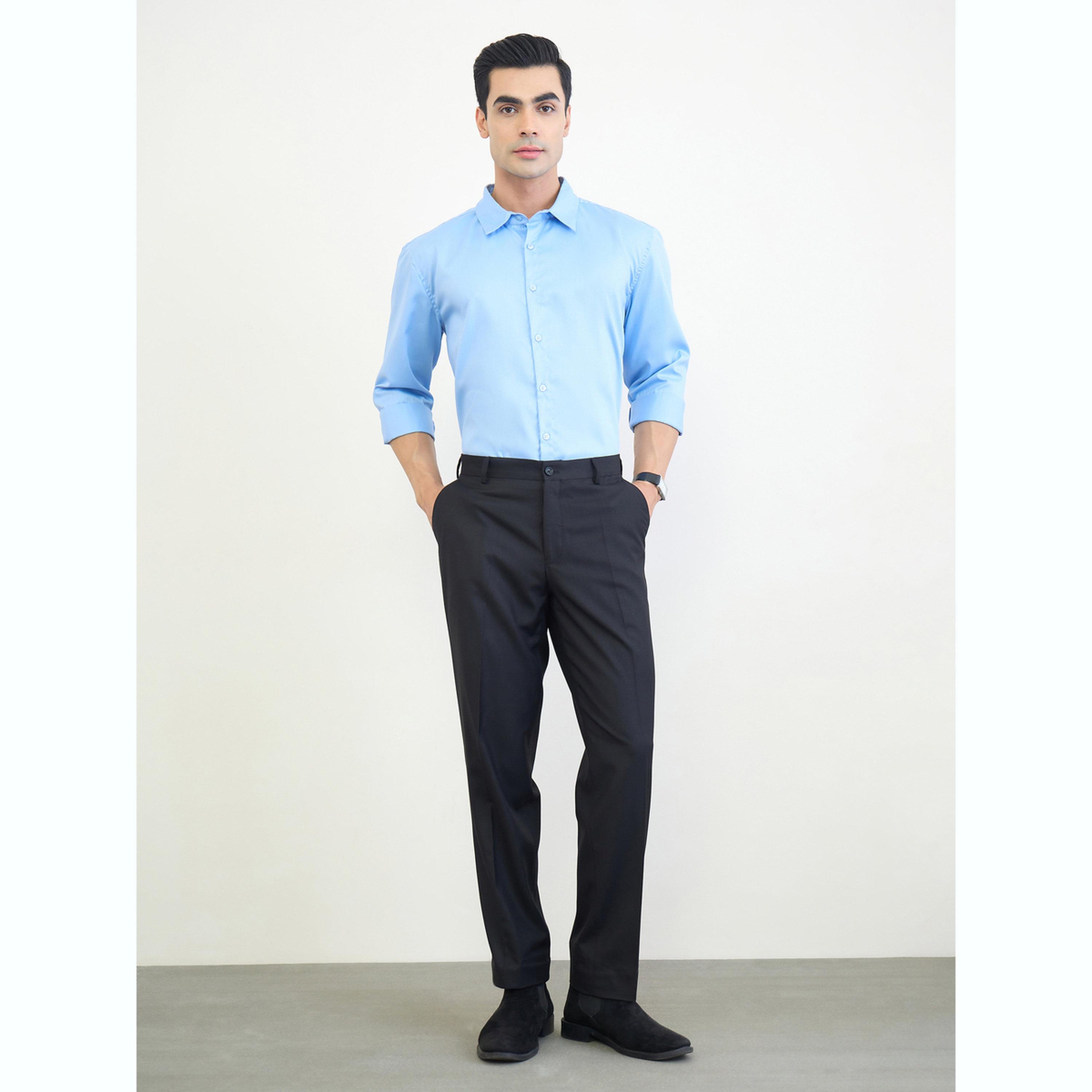 Styli Men Regular Fit Solid Shirt-men-clothing-shirts-image-2