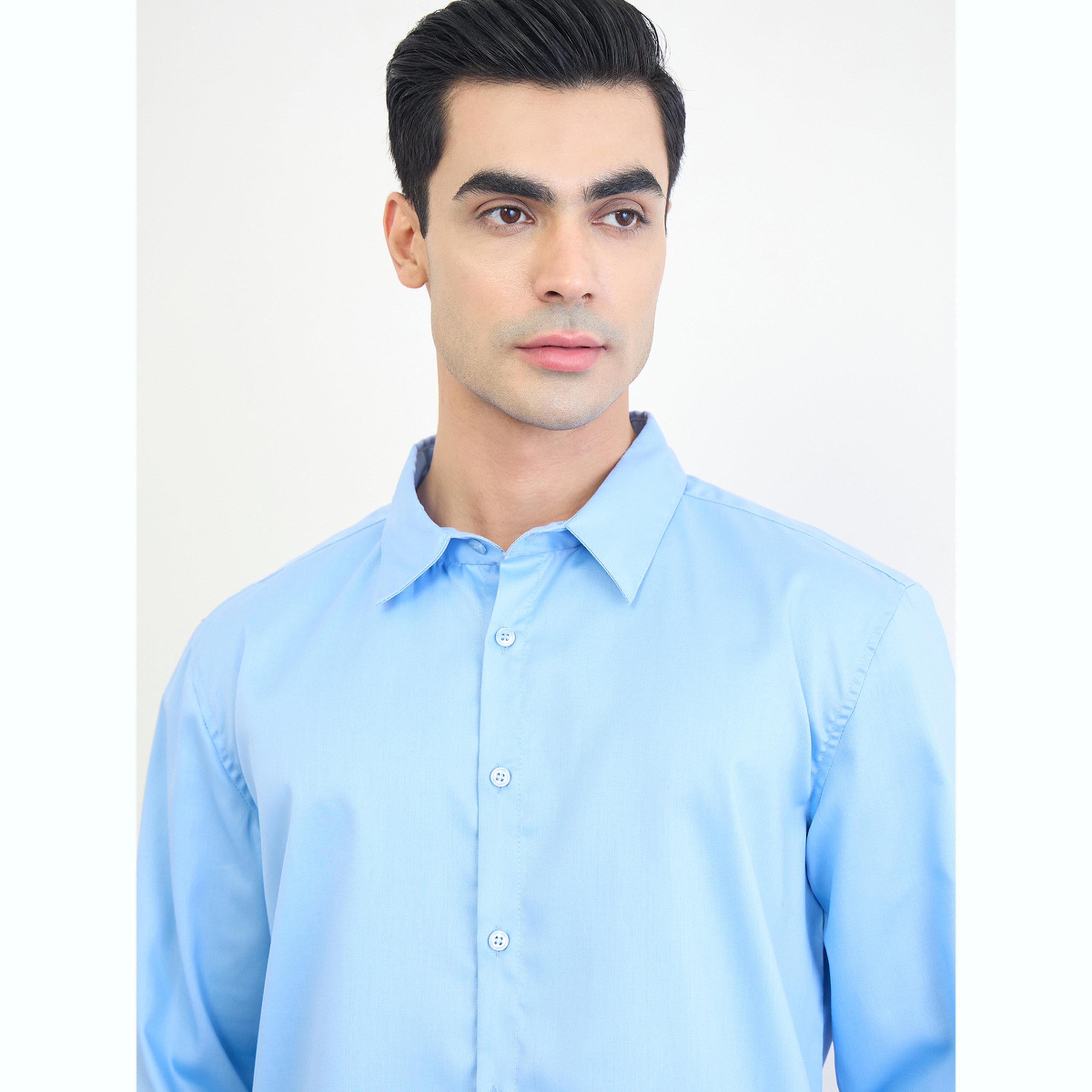 قميص سادة بقصة عادية-men-clothing-shirts-image-5