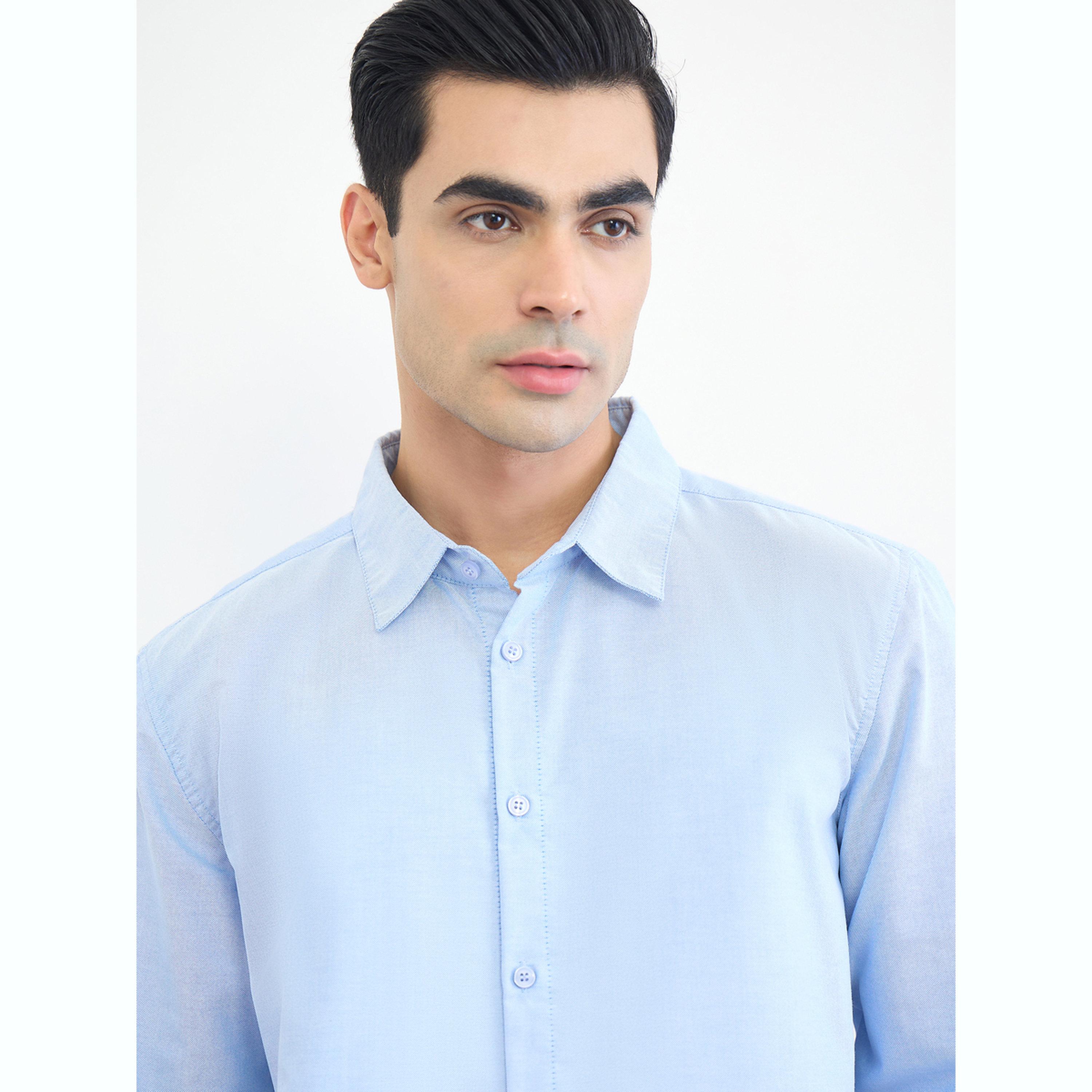 قميص سادة بقصة عادية-men-clothing-shirts-image-5