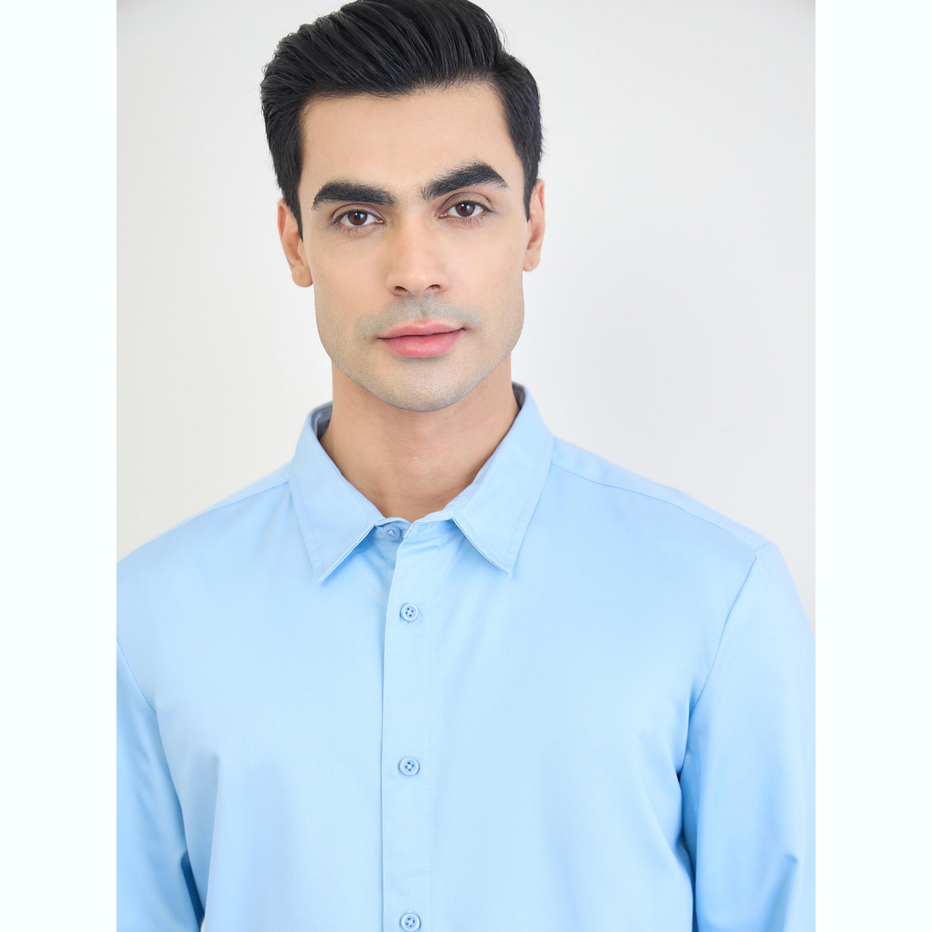 قميص سادة بقصة عادية-men-clothing-shirts-image-4