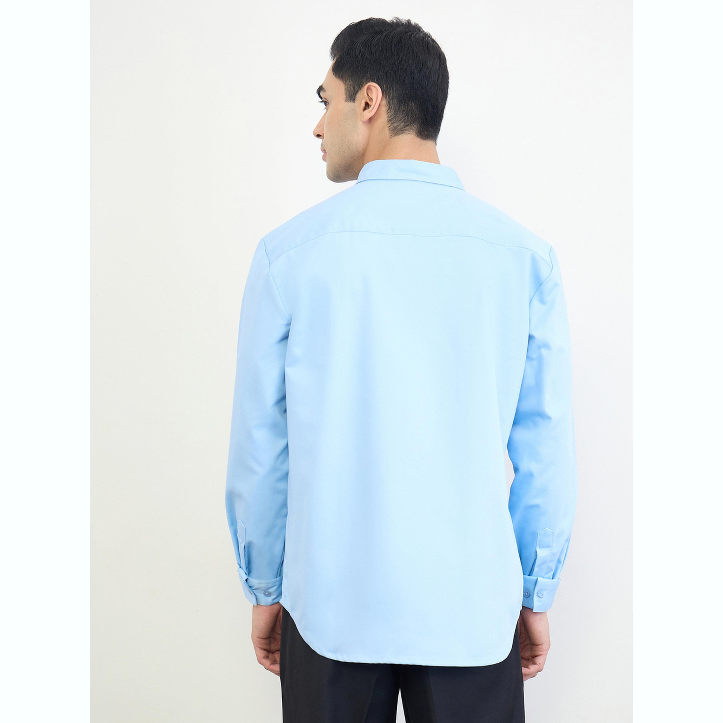 قميص سادة بقصة عادية-men-clothing-shirts-image-5