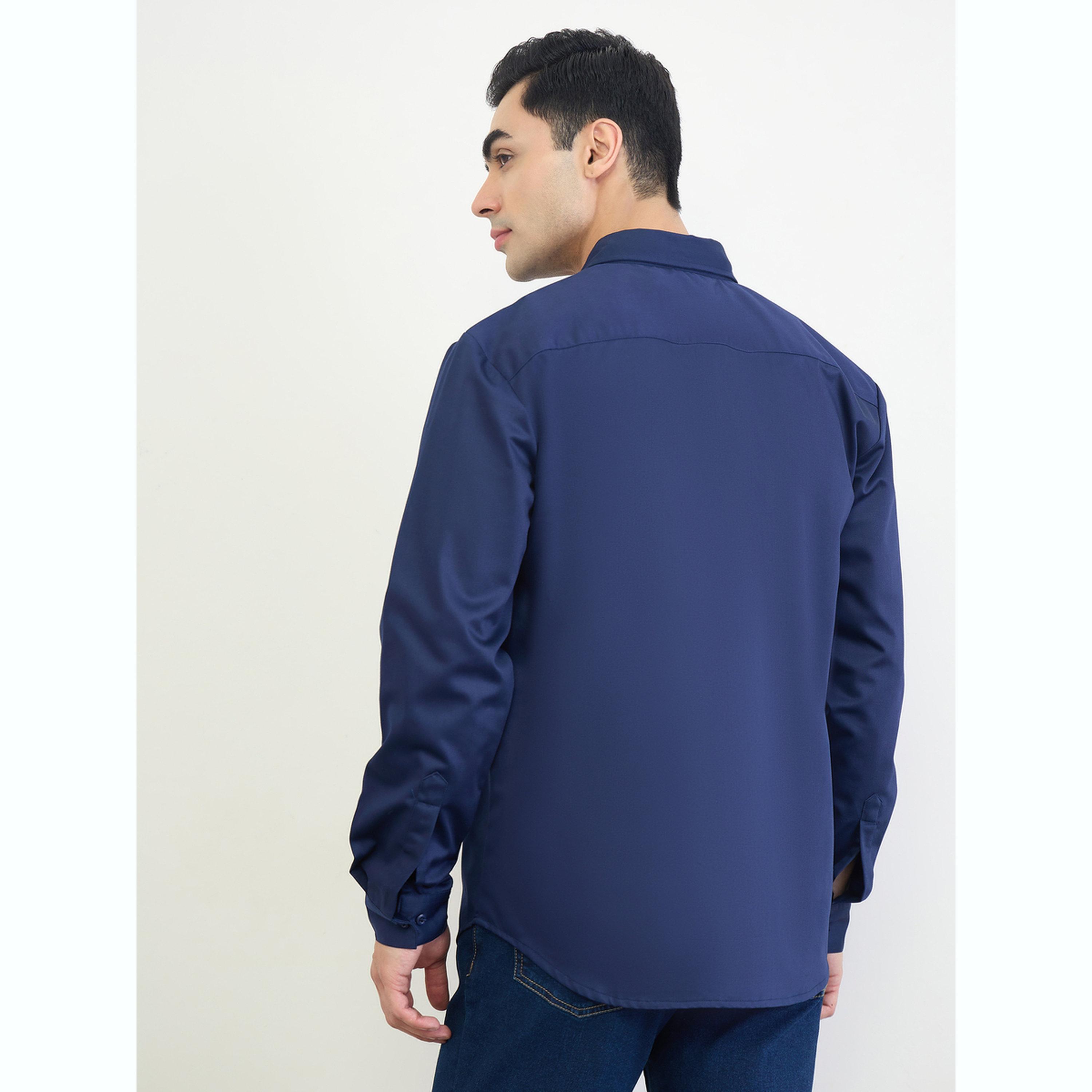 Styli Men Regular Fit Solid Shirt-men-clothing-shirts-image-5