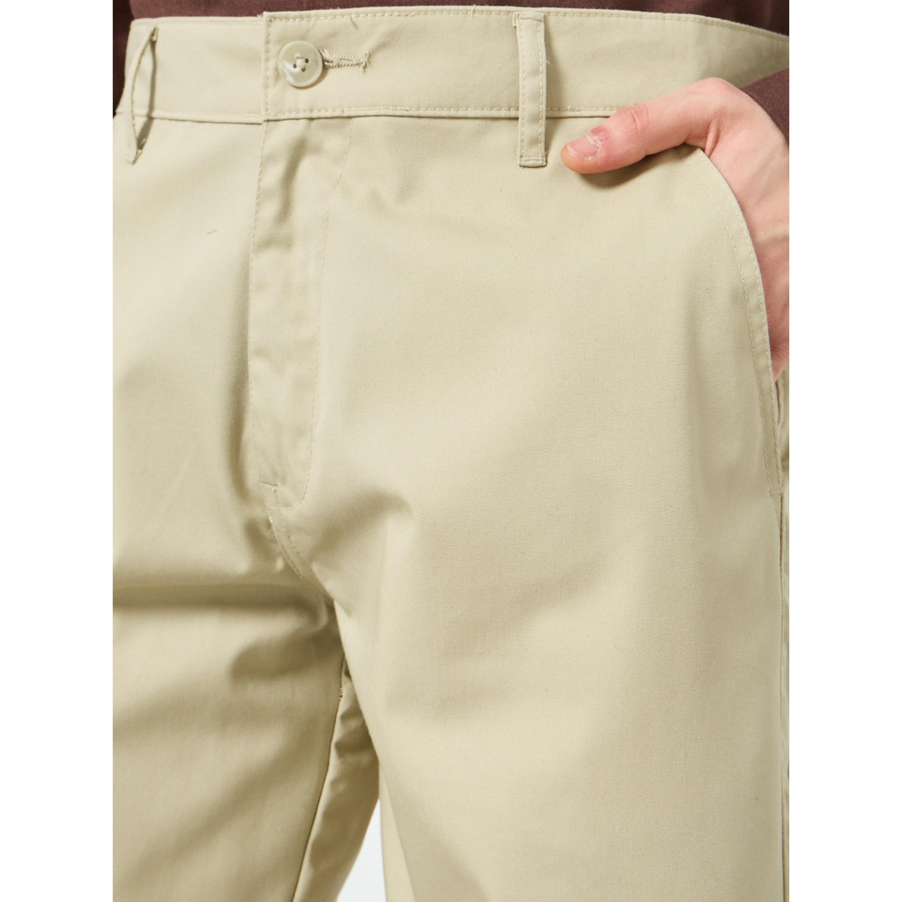 Styli Men Beige Regular Fit Trousers-men-clothing-bottoms-trousersandchinos-trousers-image-3