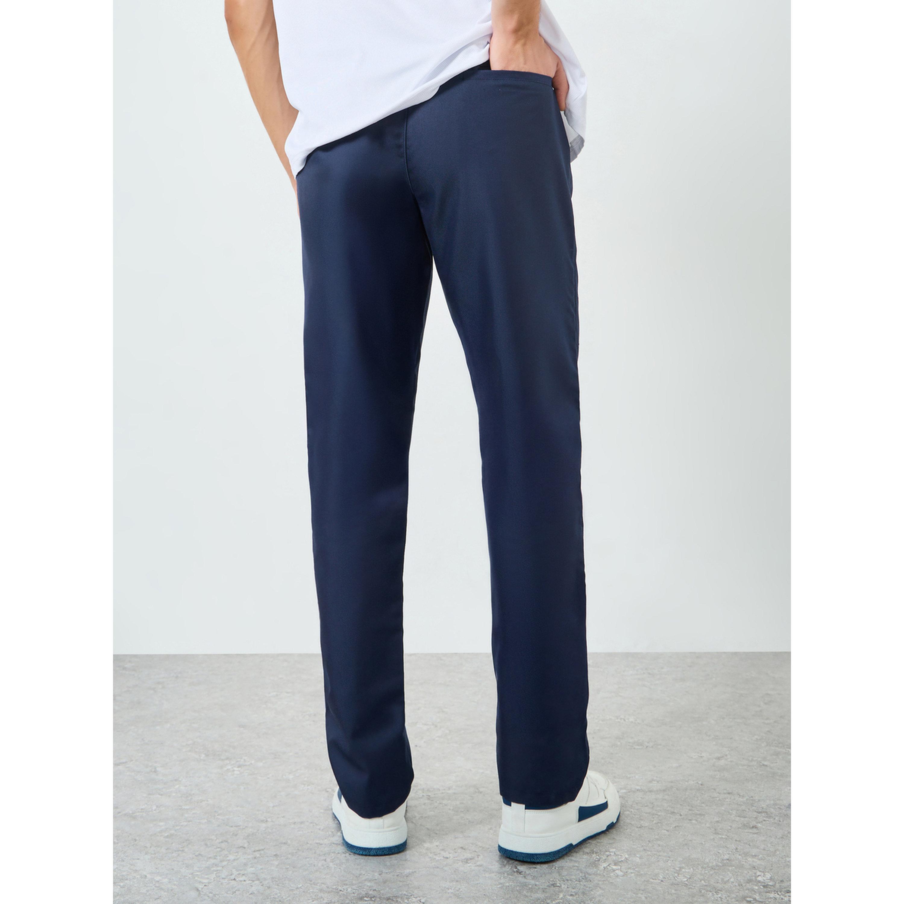 Styli Men Navy Blue Regular Fit Trousers-men-clothing-bottoms-trousersandchinos-trousers-image-4