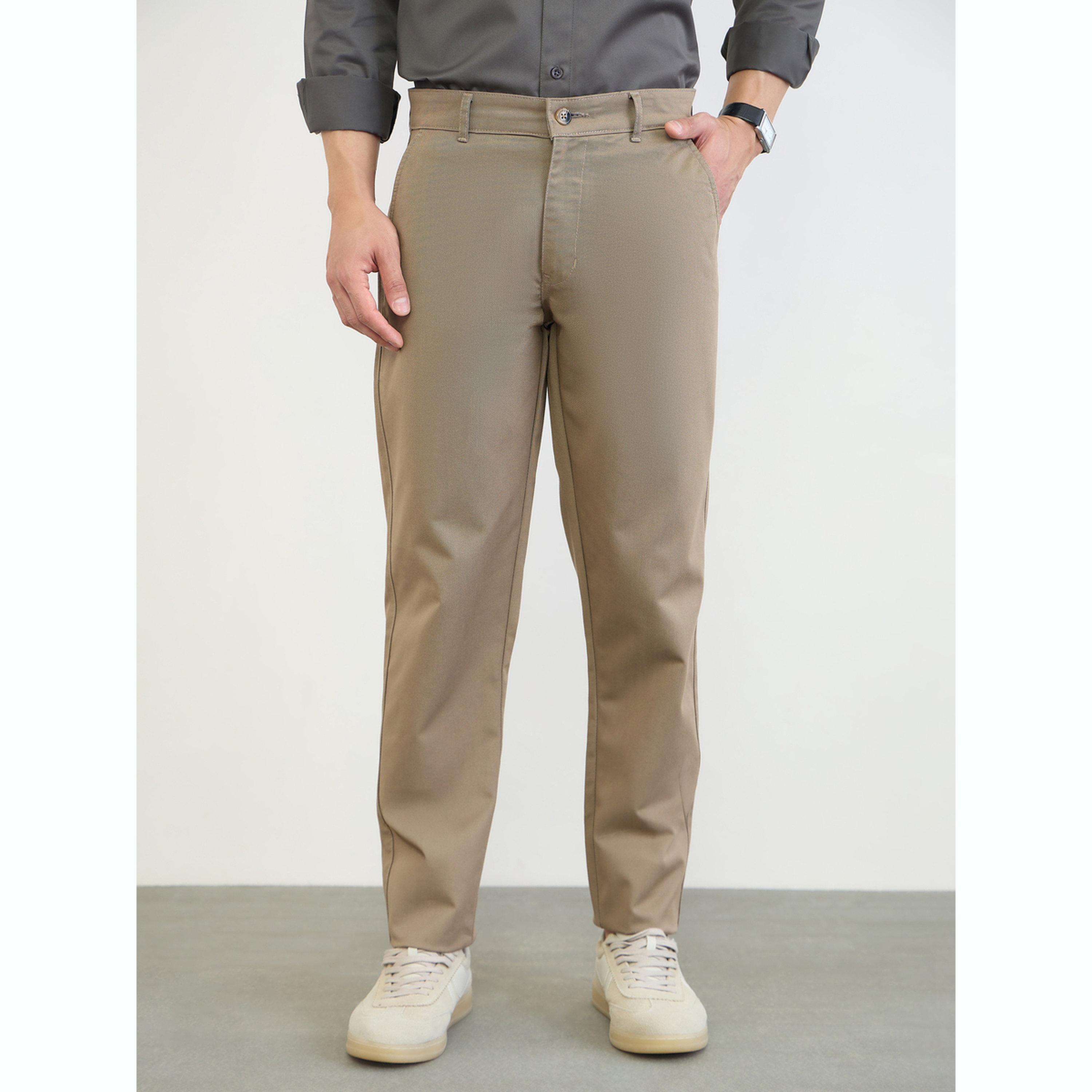 Styli Men Regular Fit Solid Pants-men-clothing-bottoms-trousersandchinos-trousers-image-1