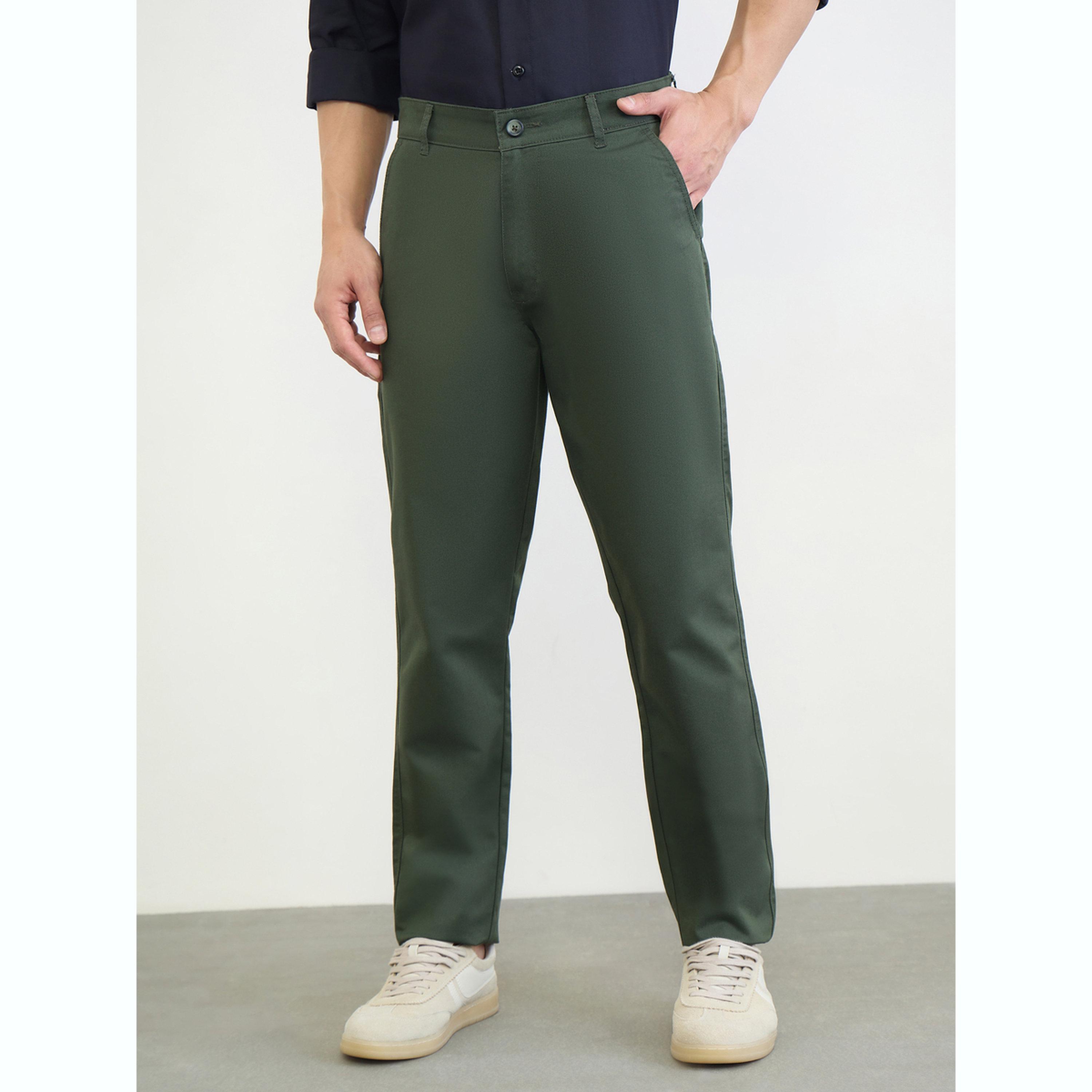 Styli Men Regular Fit Solid Pants-men-clothing-bottoms-trousersandchinos-trousers-image-1