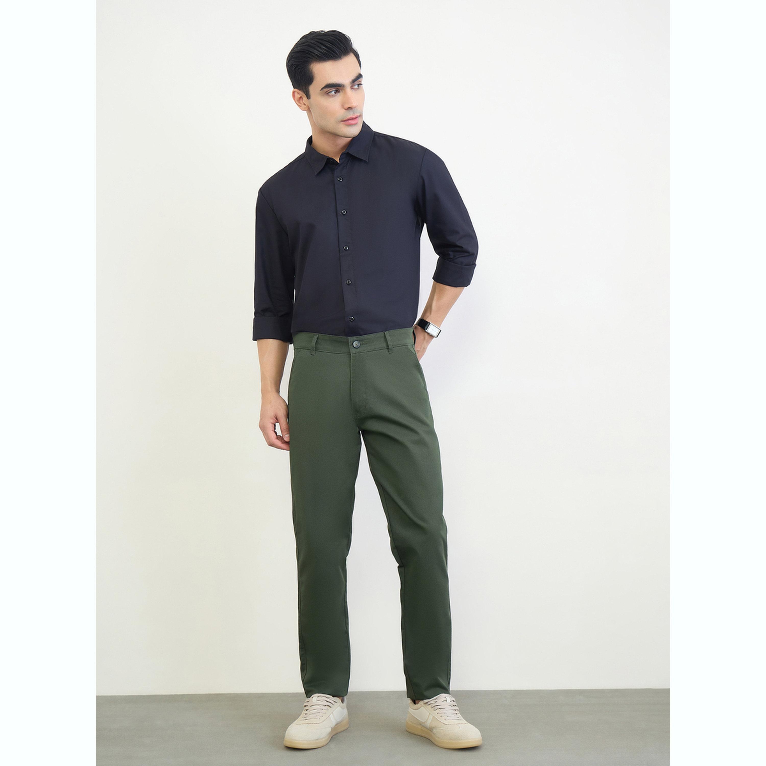 بنطال سادة بقصة عادية-men-clothing-bottoms-trousersandchinos-trousers-image-2