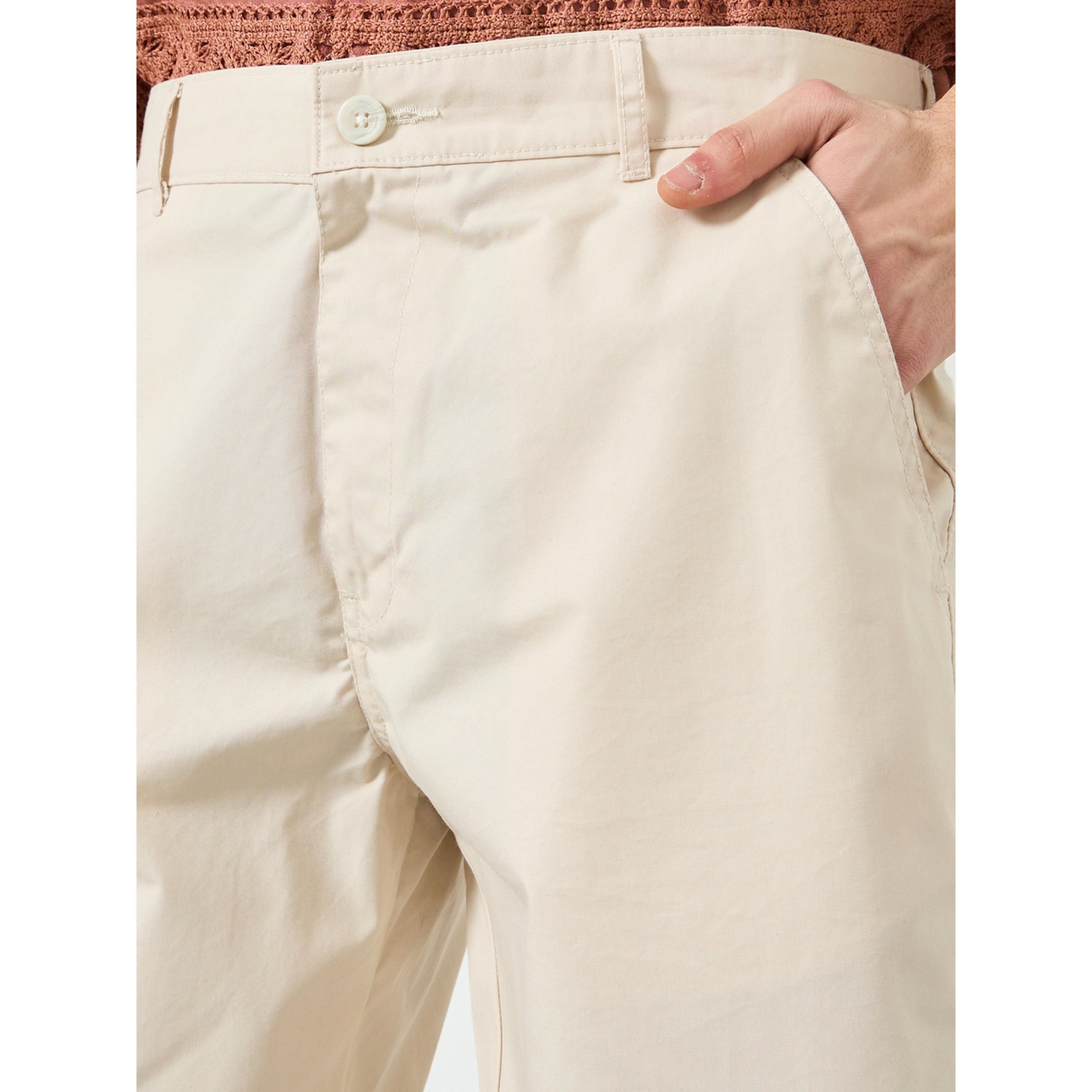 Styli Men Beige Cotton Relaxed Fit Pants-men-clothing-bottoms-trousersandchinos-trousers-image-4