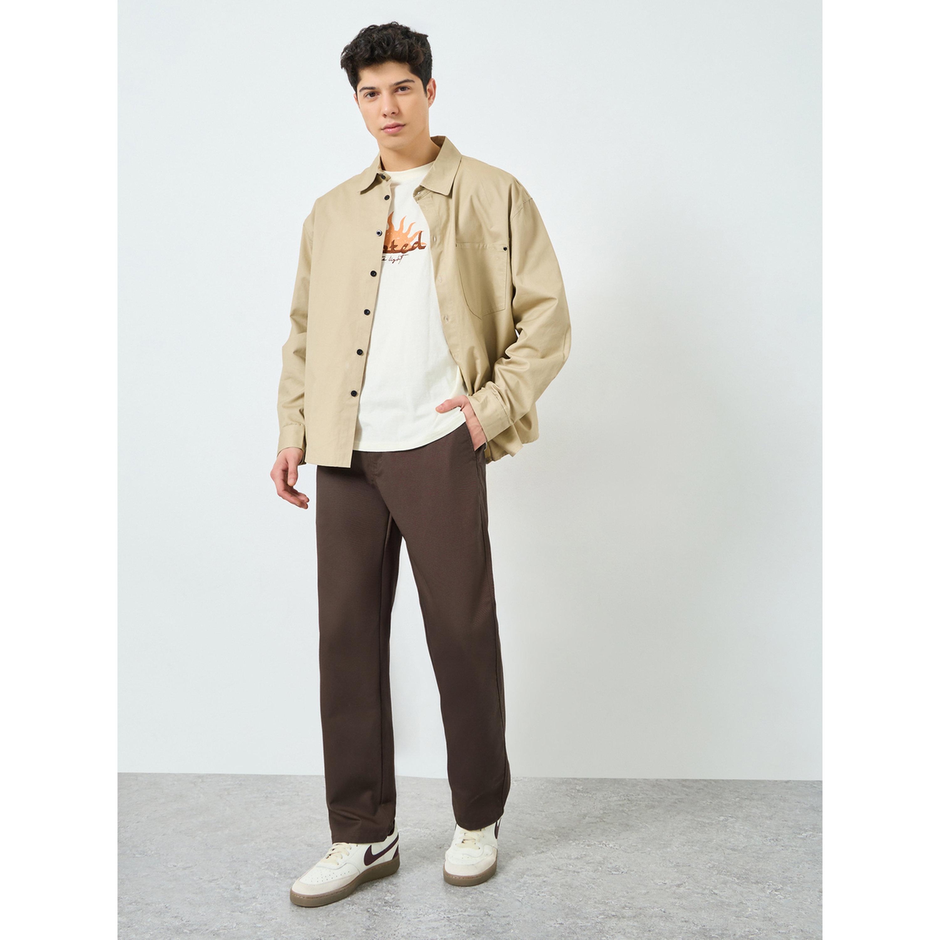 Styli Men Cotton Relaxed Fit Pants-men-clothing-bottoms-trousersandchinos-trousers-image-2
