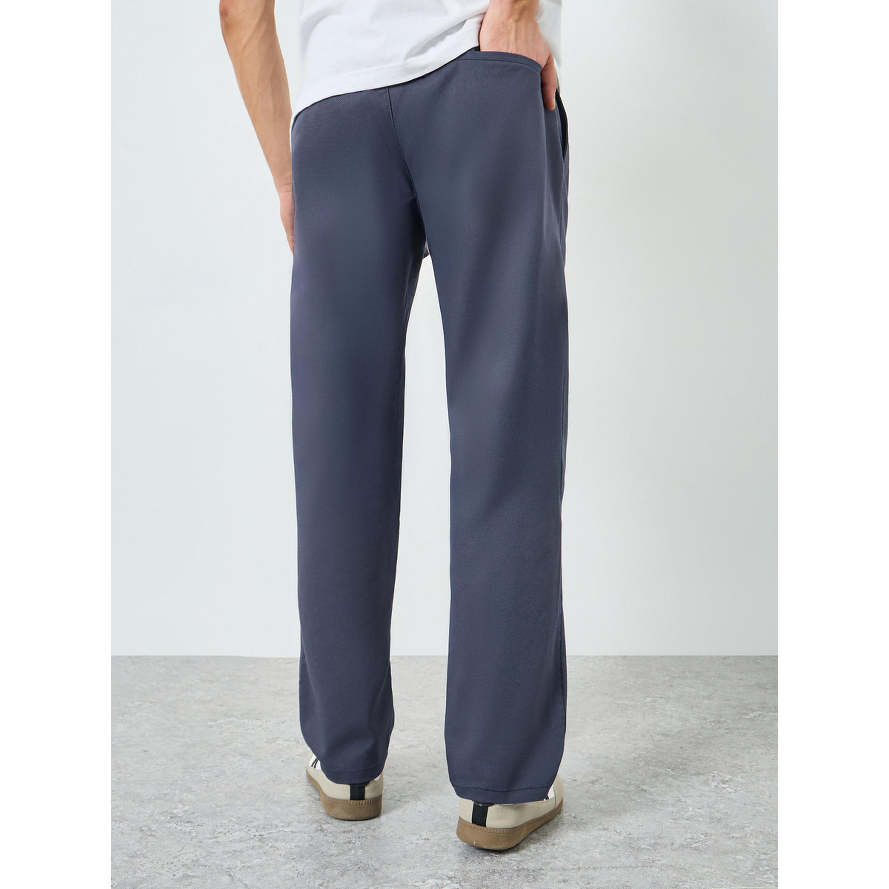 بنطال قطن بقصة مريحة-men-clothing-bottoms-trousersandchinos-trousers-image-4