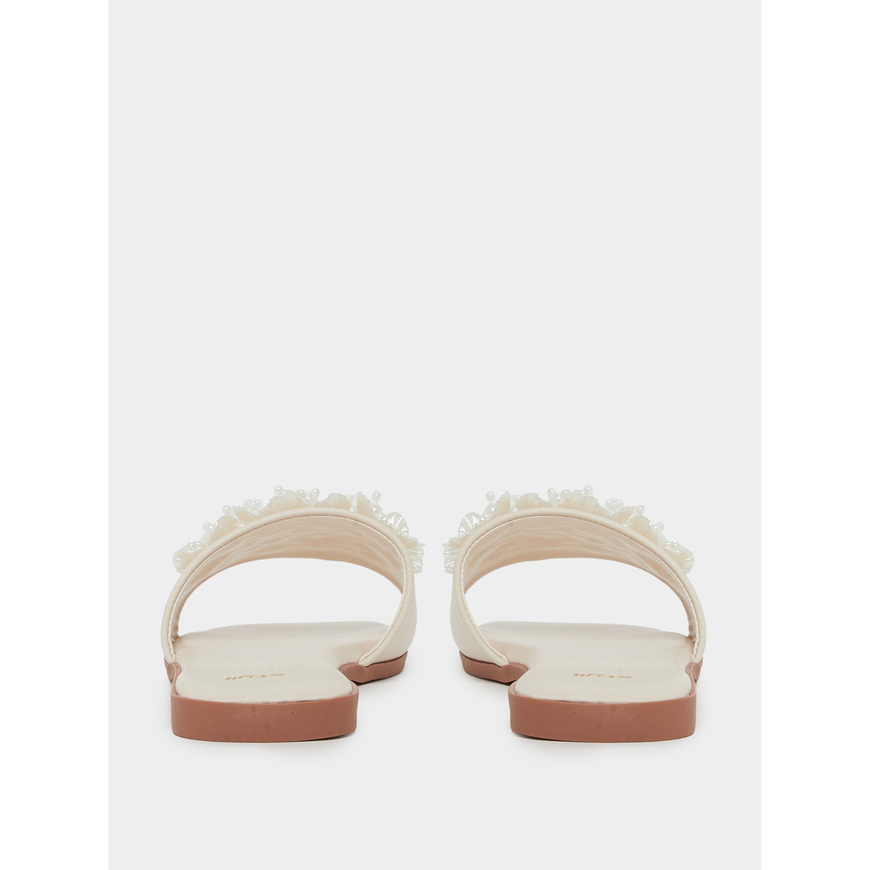 صندل مسطح مزين بلؤلؤ-women-shoes-sandals-flats-image-5
