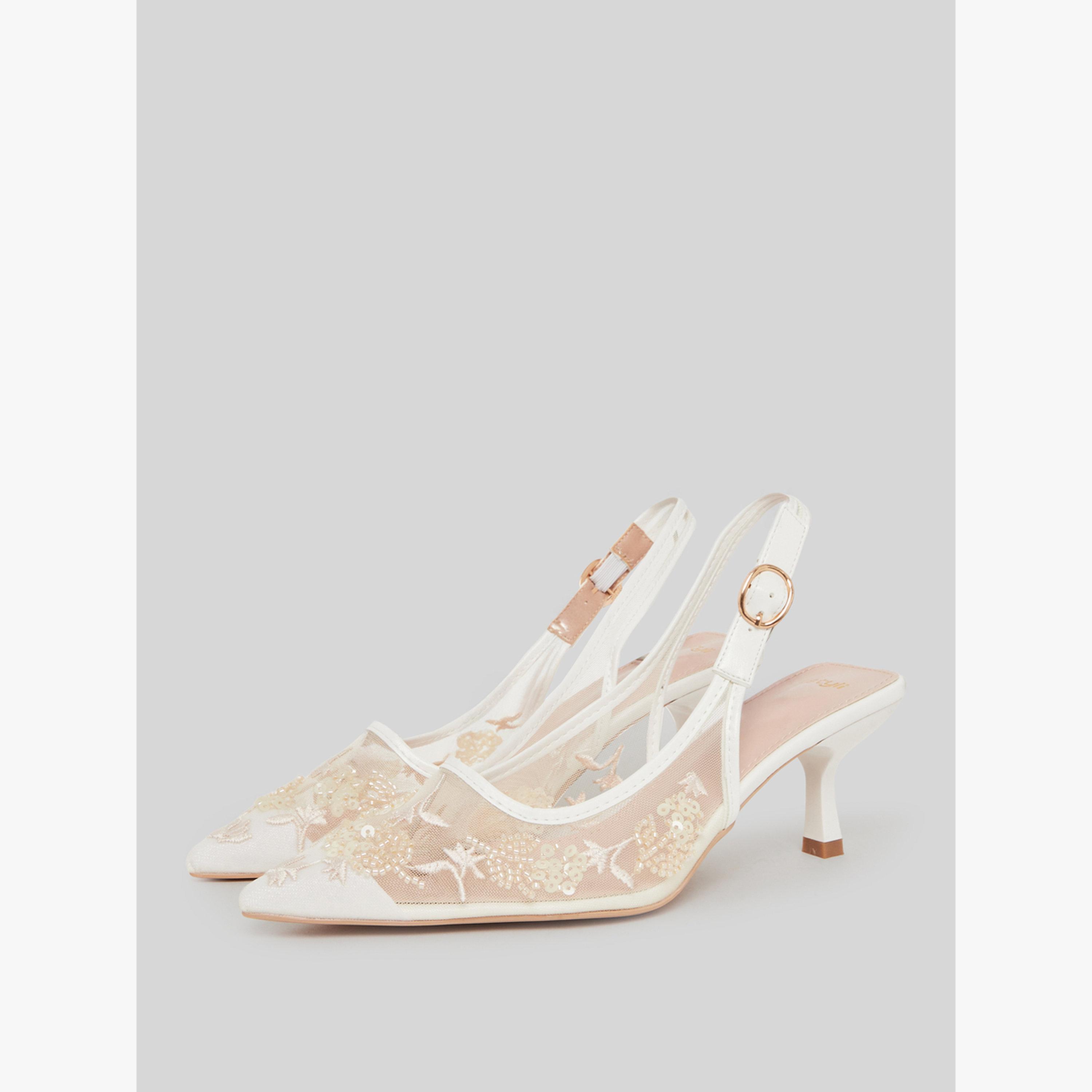حذاء كعب ستيلتو بتفاصيل دانتيل-women-shoes-heels-image-1