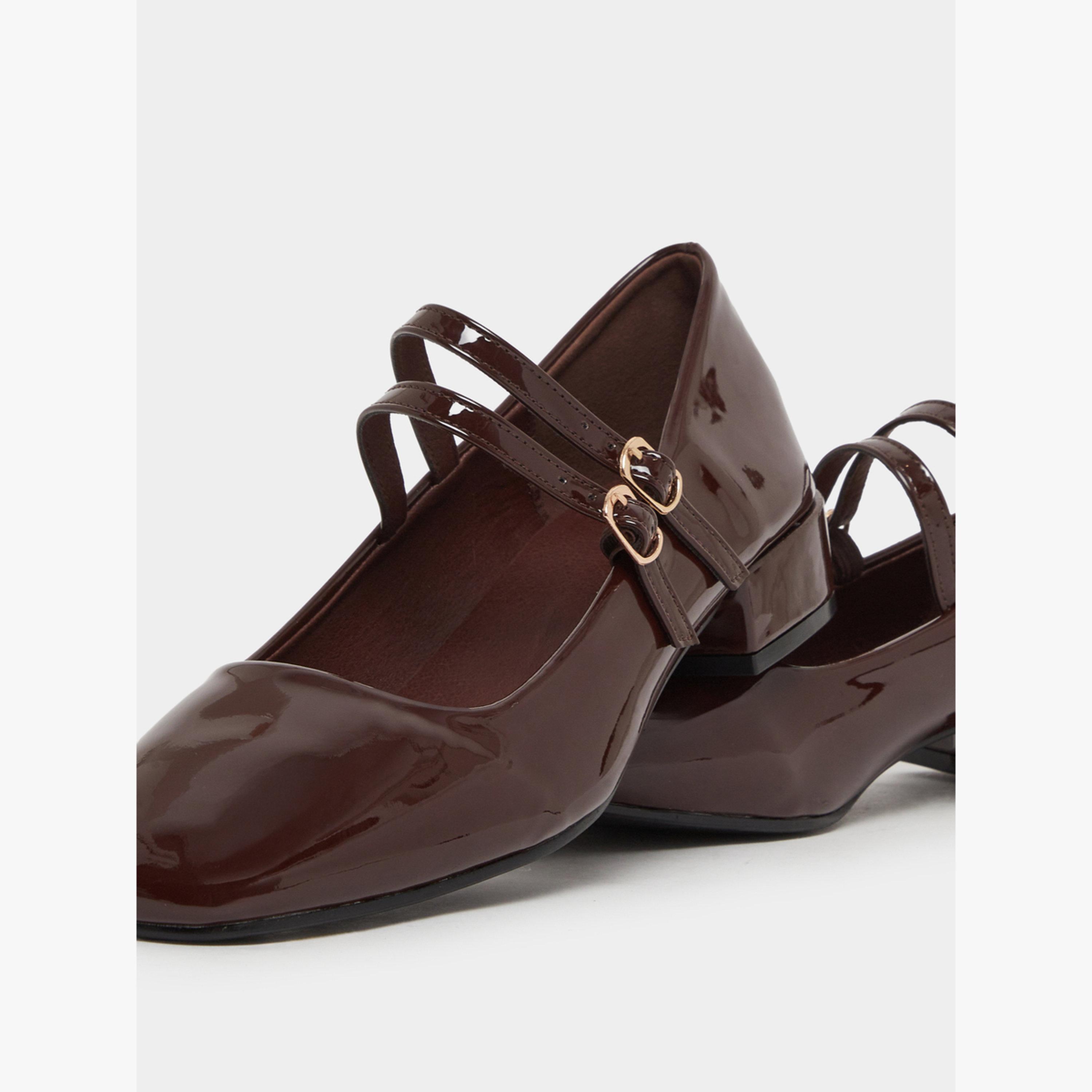 حذاء ماري جين بتفاصيل براقة-women-shoes-ballerinas-image-4