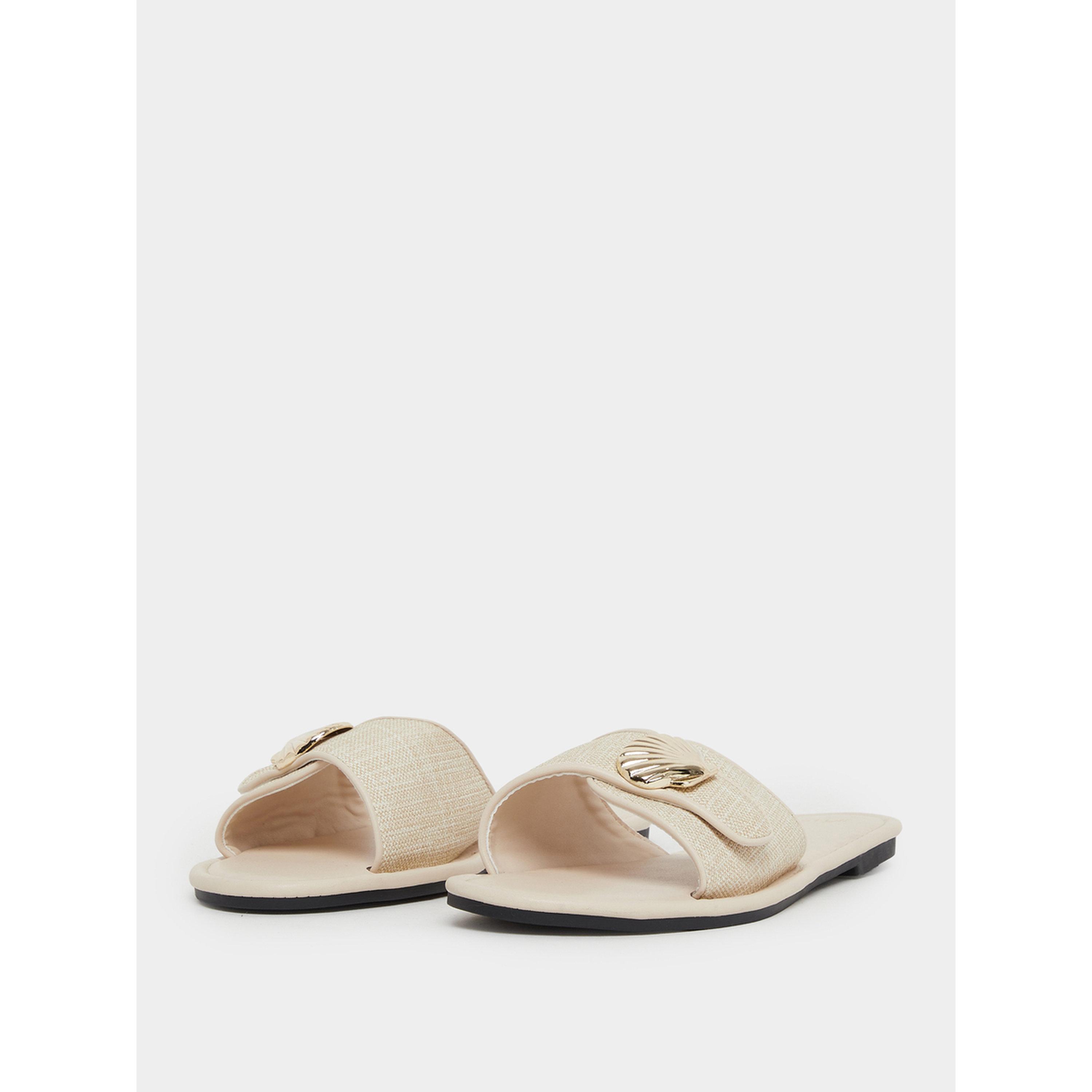 حذاء ميول فلات رافيا-women-shoes-sandals-flats-image-1