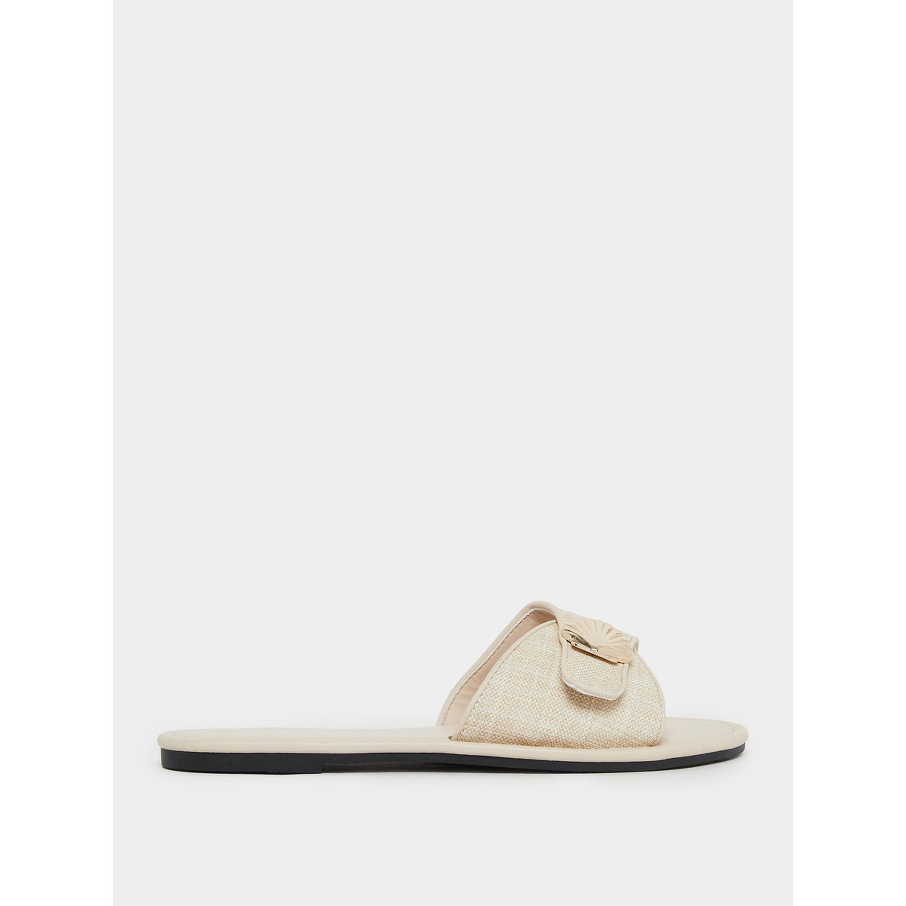 حذاء ميول فلات رافيا-women-shoes-sandals-flats-image-2