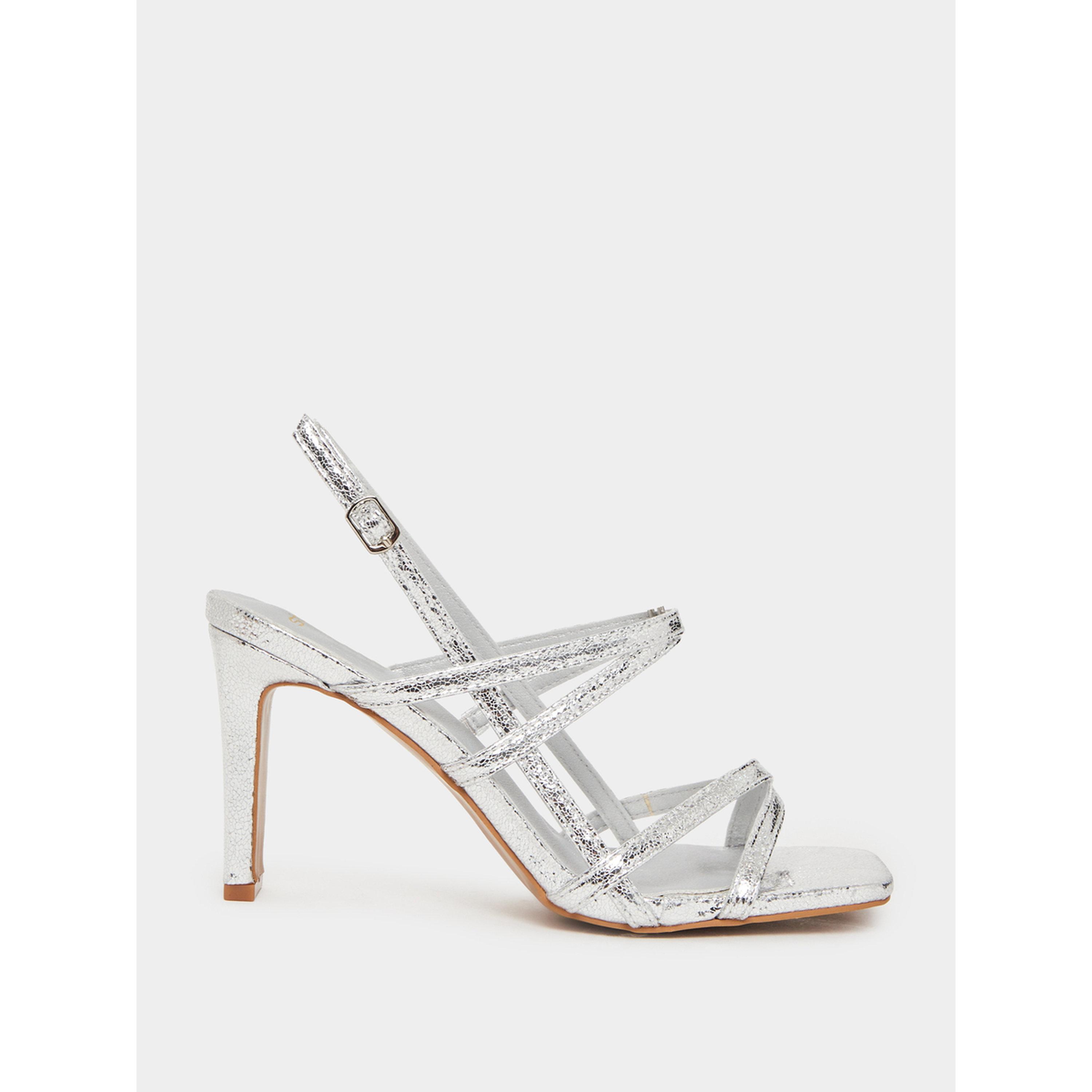ستايلي - صندل فضي بكعب عالٍ وأشرطة-women-shoes-sandals-heeled-image-2