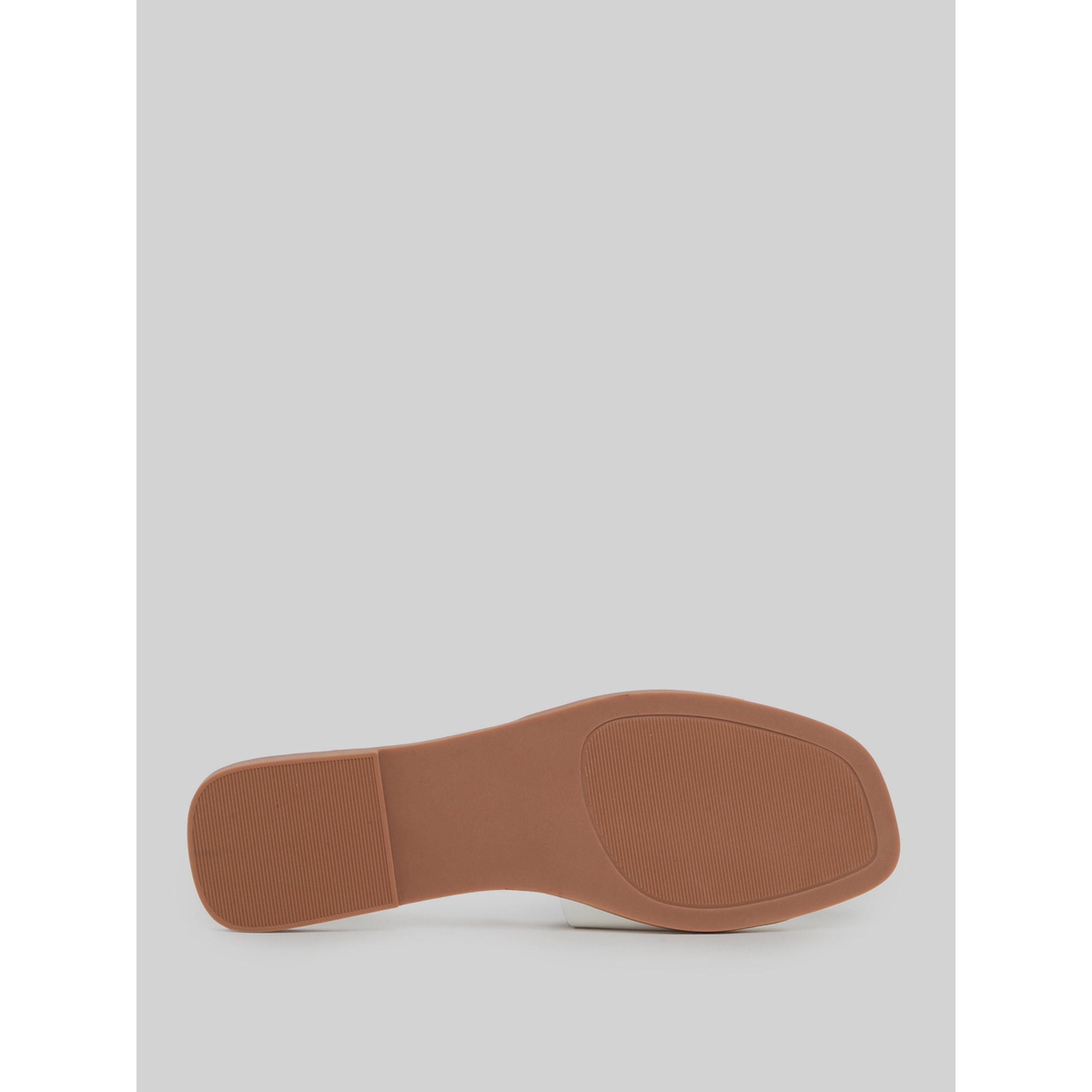 Styli White Slip-On Flat Mules-women-shoes-sandals-flats-image-6