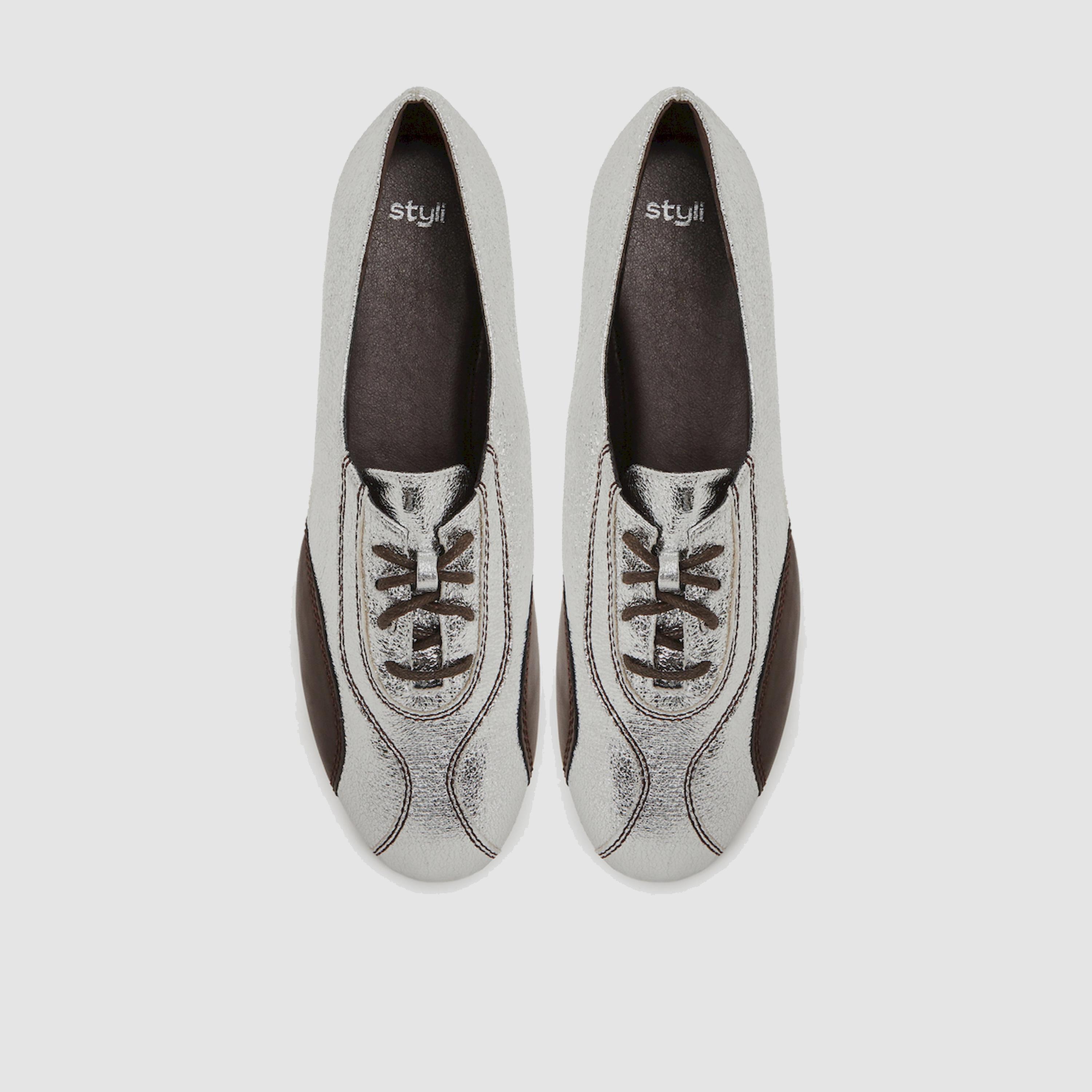 حذاء أوكسفورد فلات ميتاليك-women-shoes-ballerinas-image-5