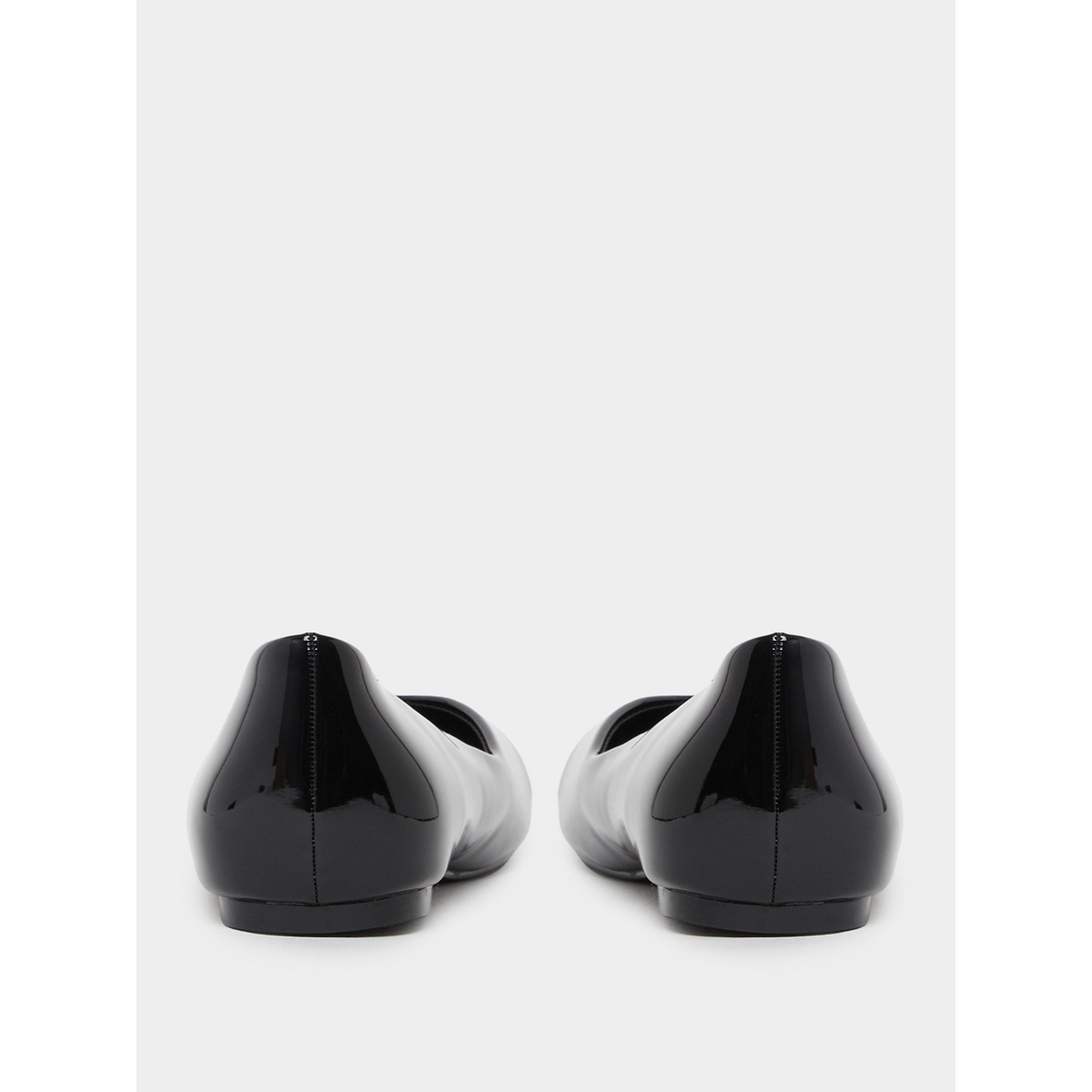 Styli Black Patent Leather Ballerinas-women-shoes-flats-ballerinas-image-5