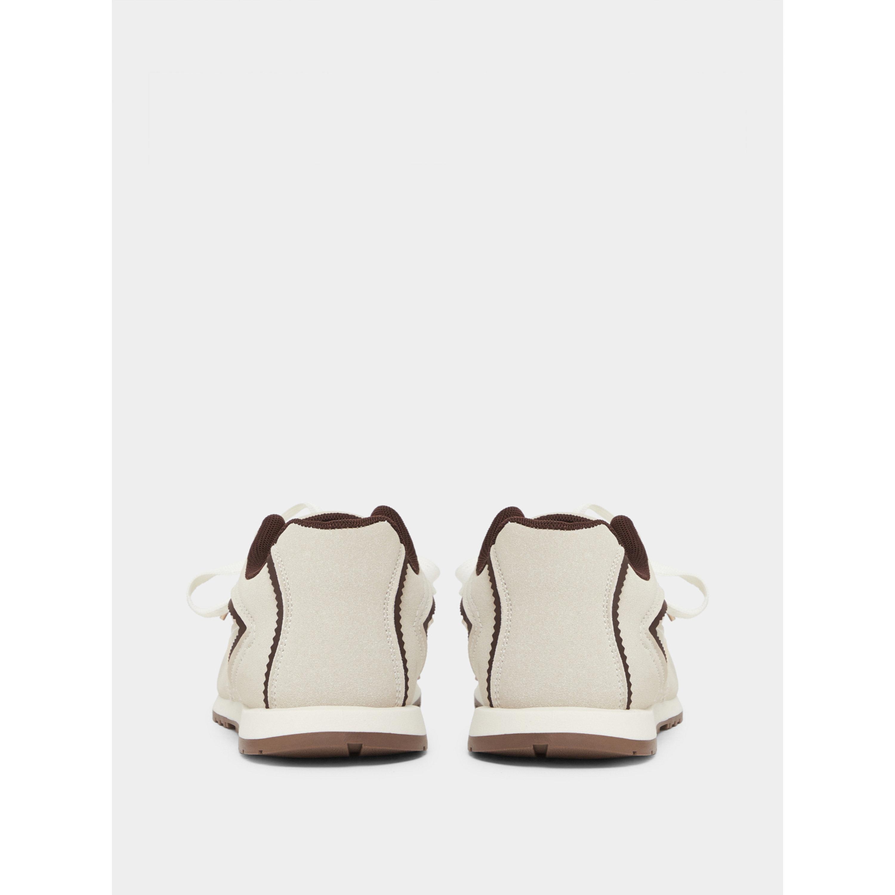 حذاء سنيكرز ريترو بتفاصيل بارزة الملمس وأربطة-women-shoes-sneakers-image-5