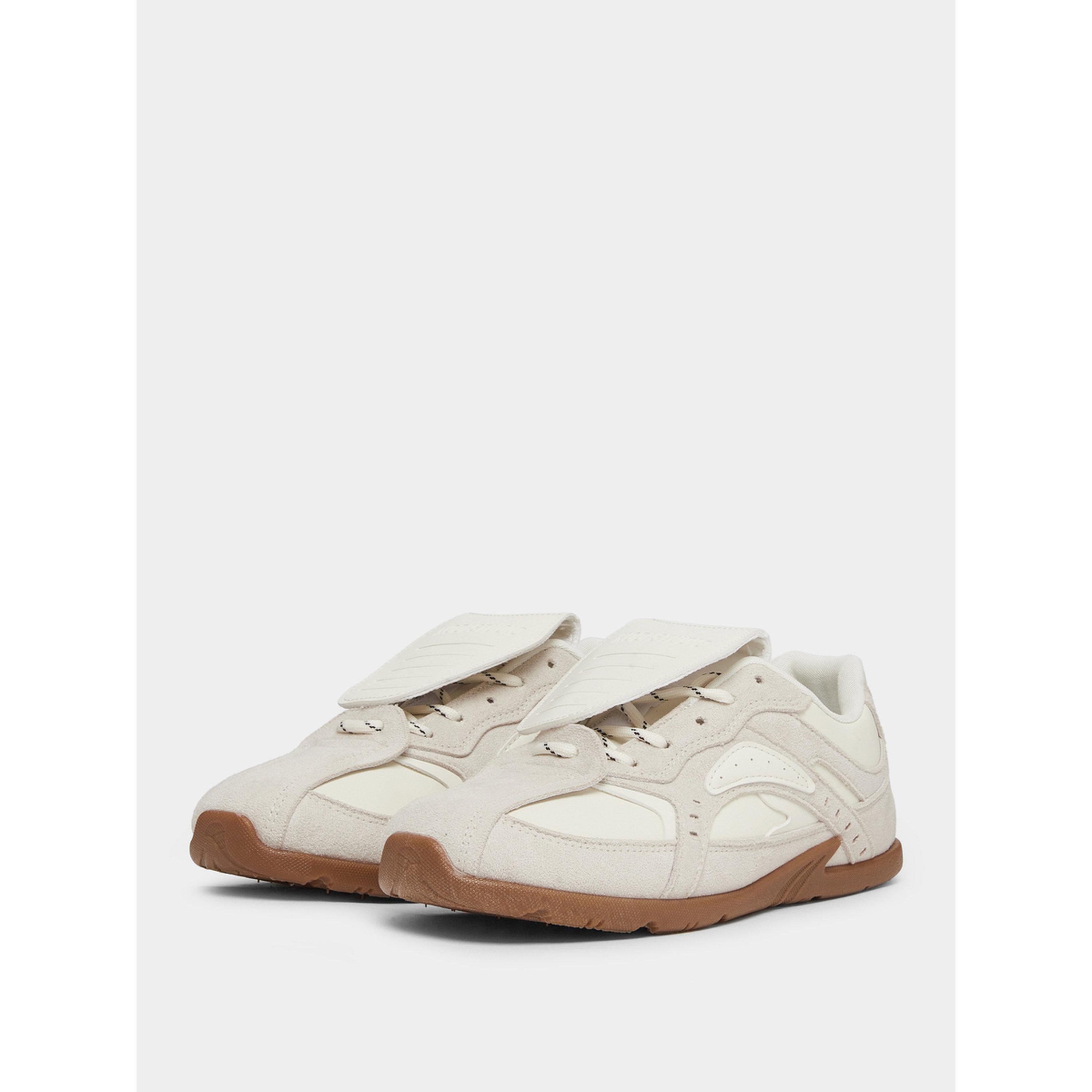 Styli Women's Textured Lace-Up Retro Sneakers-women-shoes-sneakers-image-1