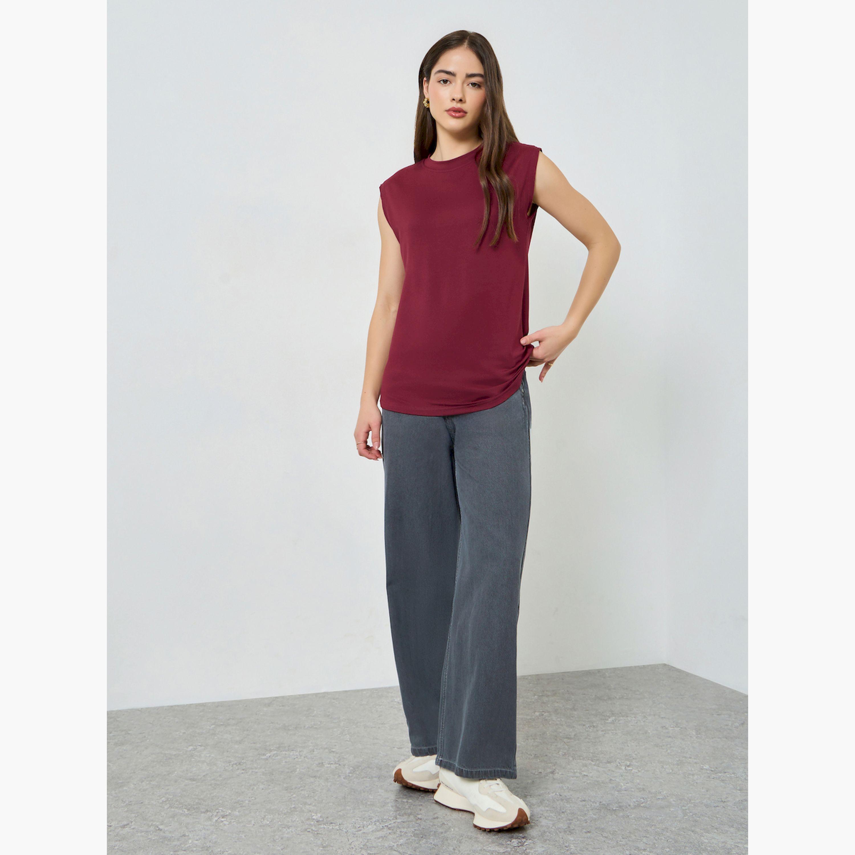 Styli Pack of 2 - Sleeveless Basic T-Shirt-women-clothing-tshirts-image-2