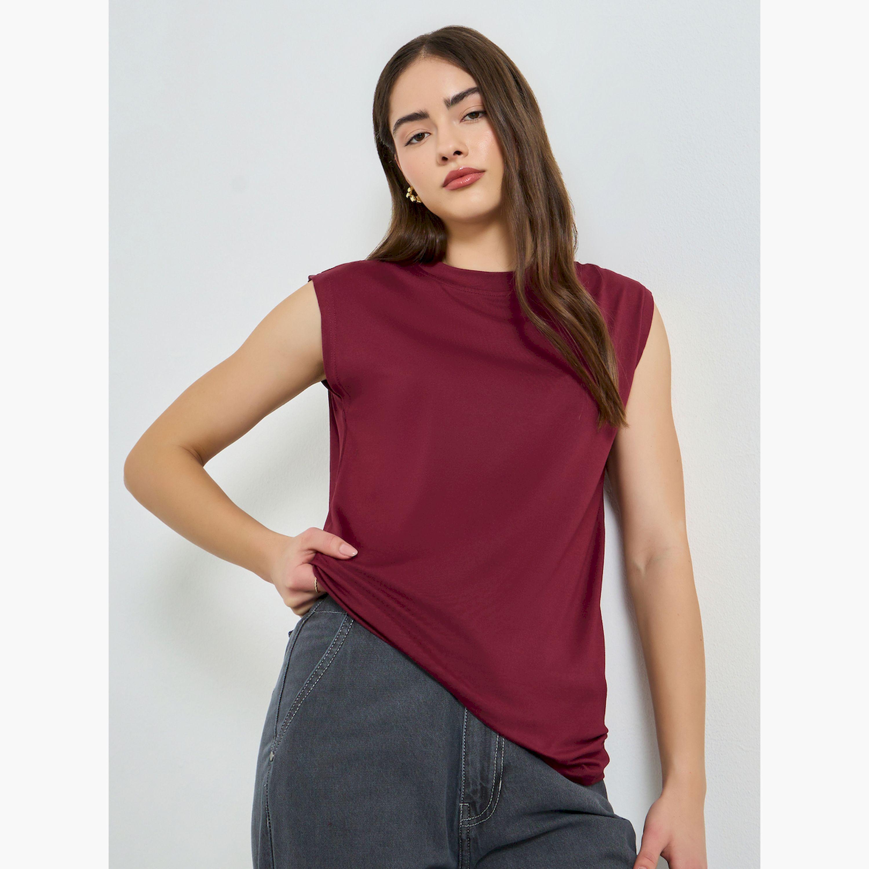 Styli Pack of 2 - Sleeveless Basic T-Shirt-women-clothing-tshirts-image-3