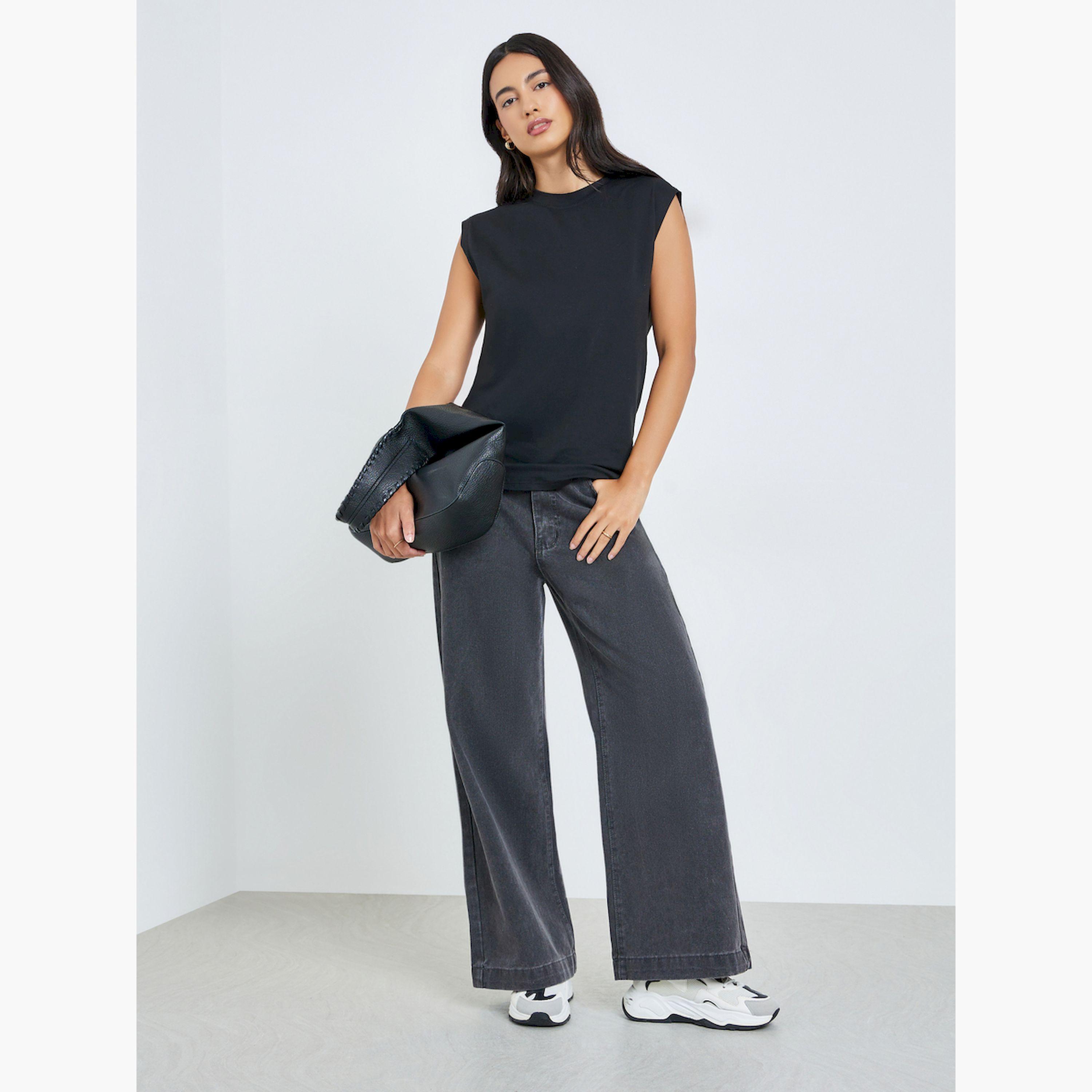 ستايلي - تيشيرت أساسي بدون أكمام- قطعتين-women-clothing-tshirts-image-3