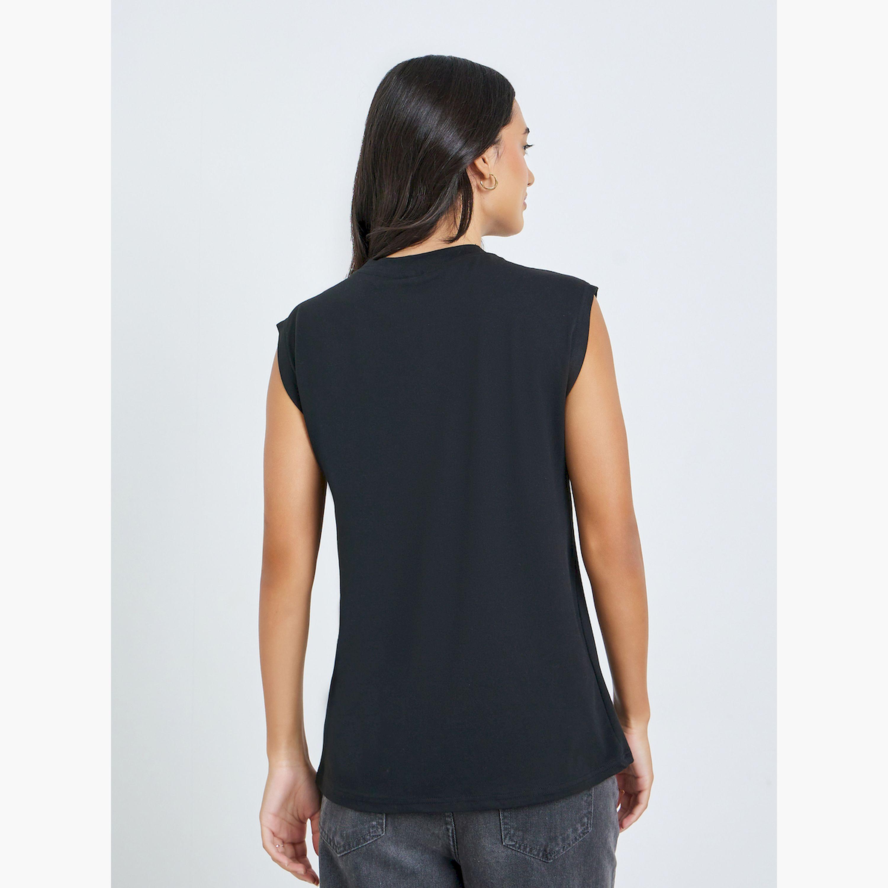 ستايلي - تيشيرت أساسي بدون أكمام- قطعتين-women-clothing-tshirts-image-5