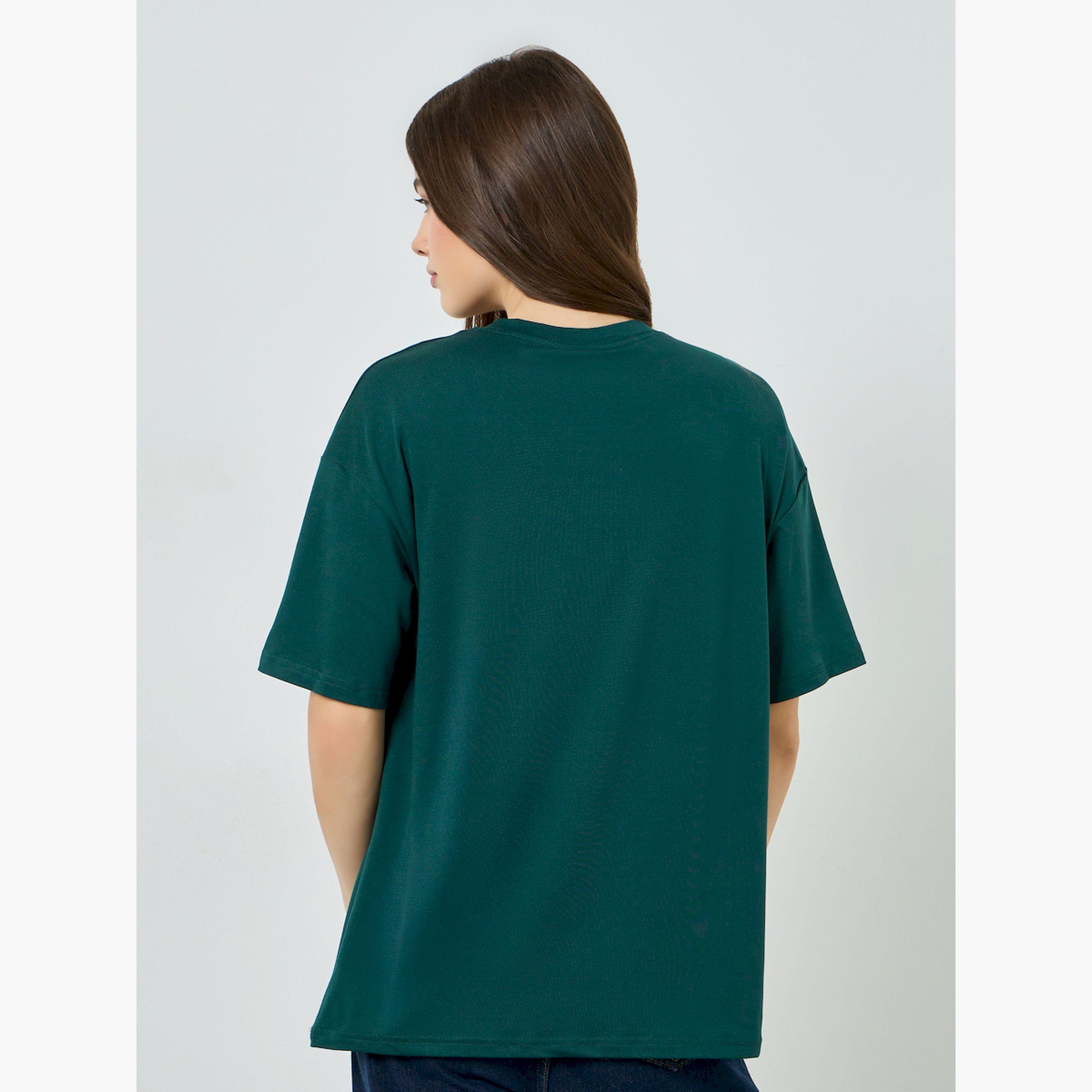 تيشيرت برسومات وقصة واسعة-women-clothing-tshirts-image-4