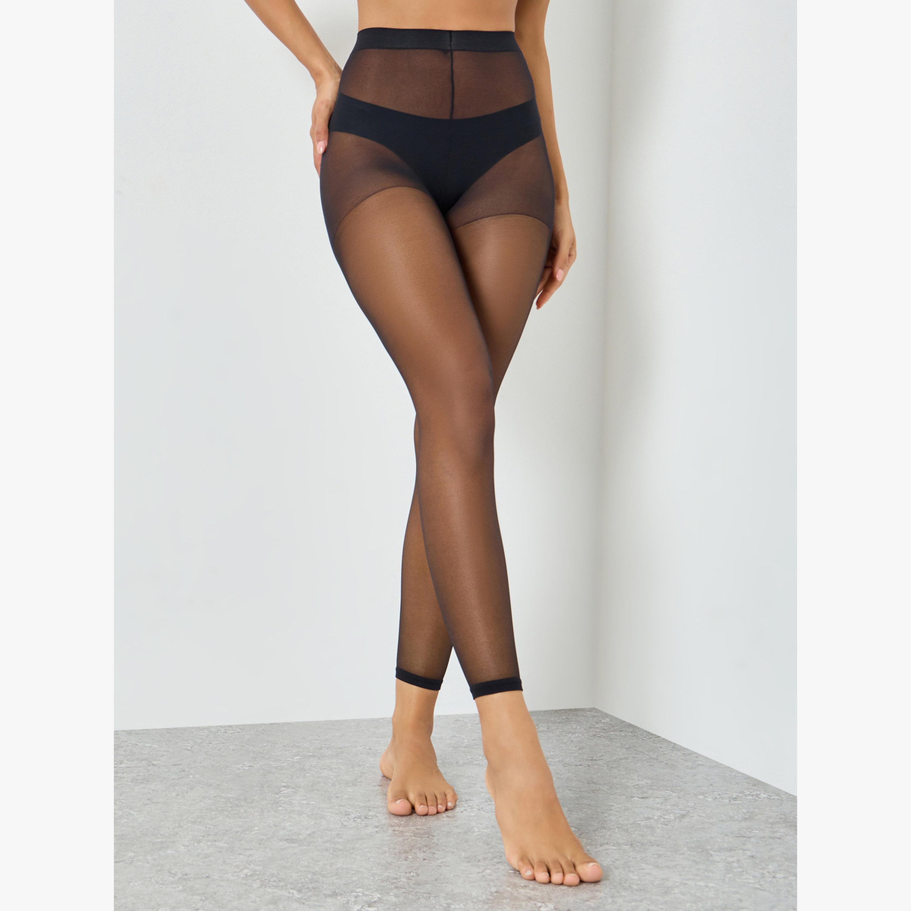 Styli Black Sheer Stockings-women-clothing-lingerie-tightsandstockings-image-1