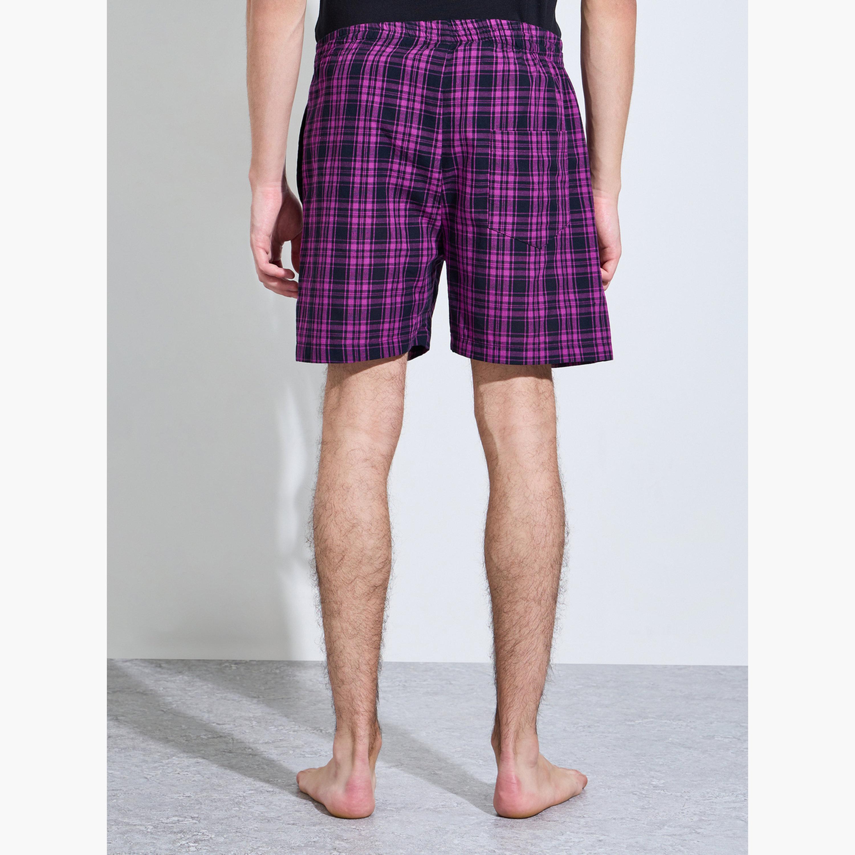 طقم من 2 سراويل بوكسر قطن بكاروهات-men-clothing-innerwear-underwear-image-6