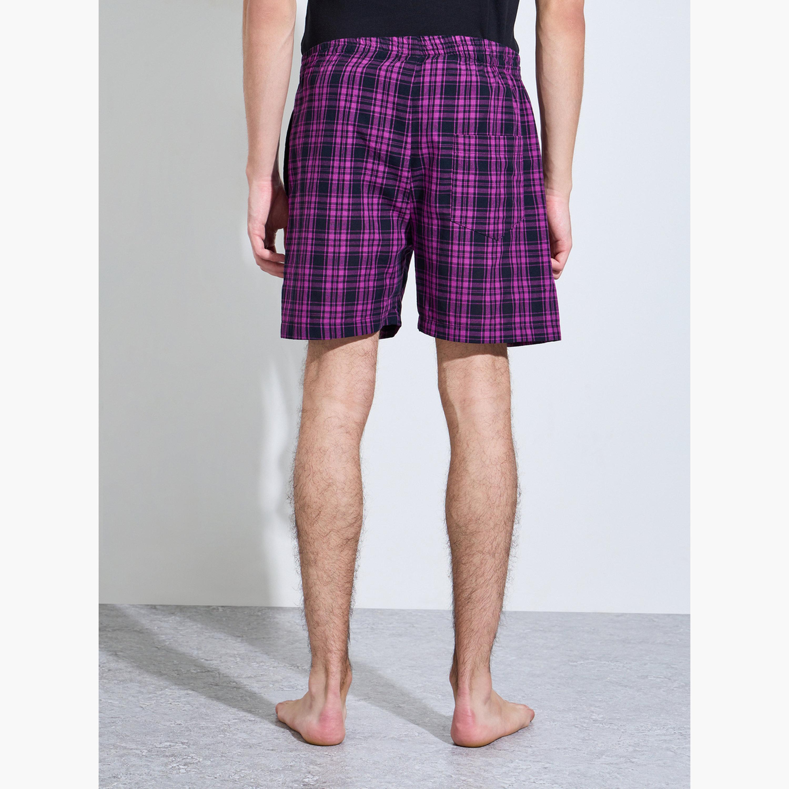 طقم من 2 سراويل بوكسر قطن بكاروهات-men-clothing-innerwear-underwear-image-5