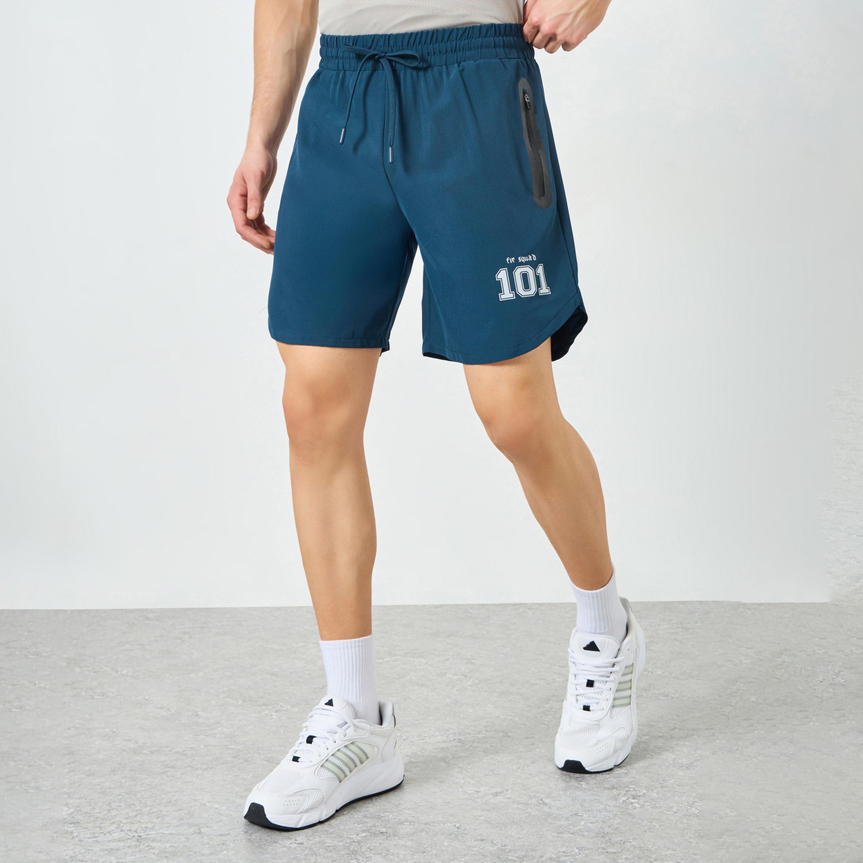 Styli Men Regular Fit Shorts with Zipper Pocket-men-clothing-bottoms-shorts-image-1