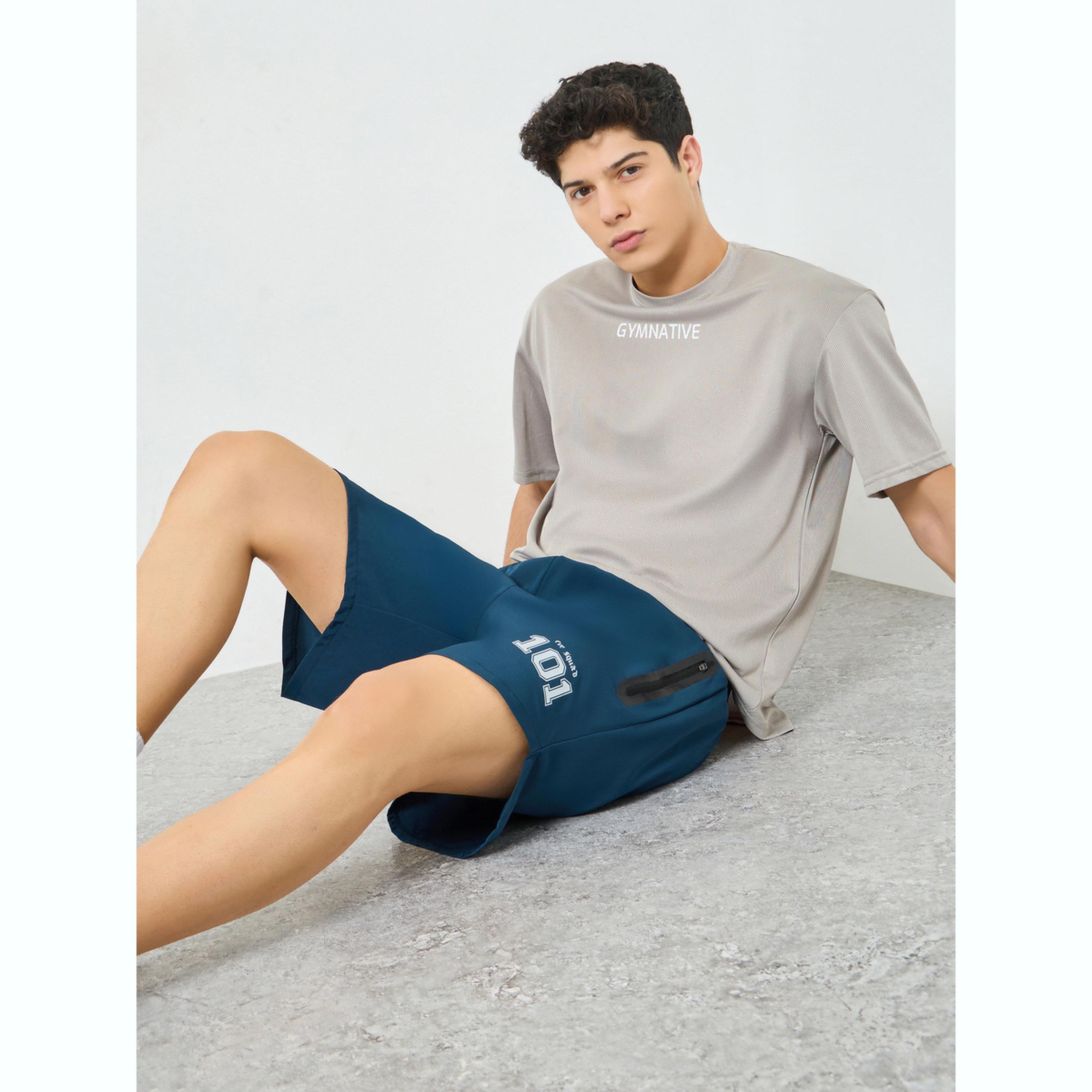 Styli Men Regular Fit Shorts with Zipper Pocket-men-clothing-bottoms-shorts-image-3