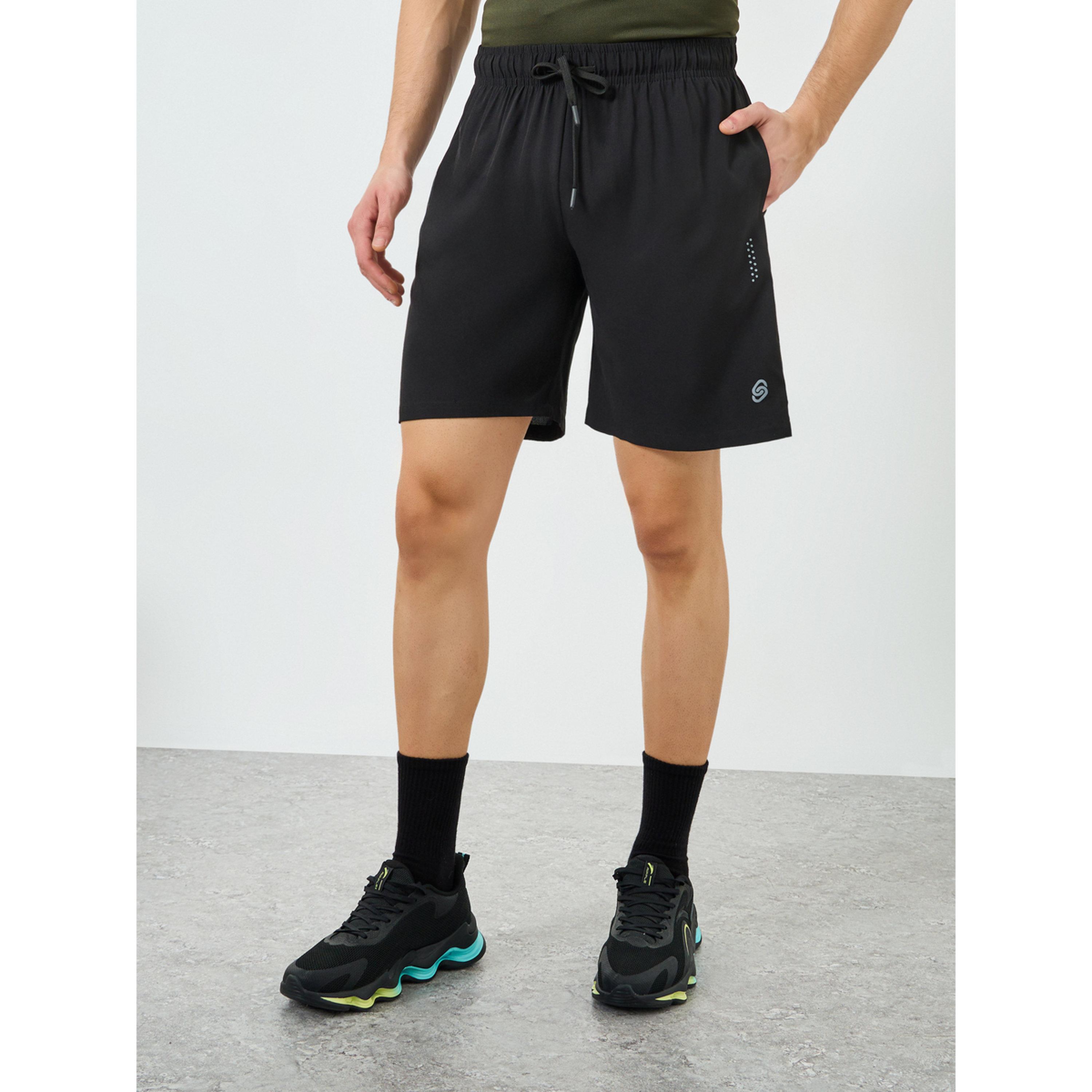 Styli Men Regular Fit Training Shorts-sports-men-clothing-bottoms-shorts-image-1