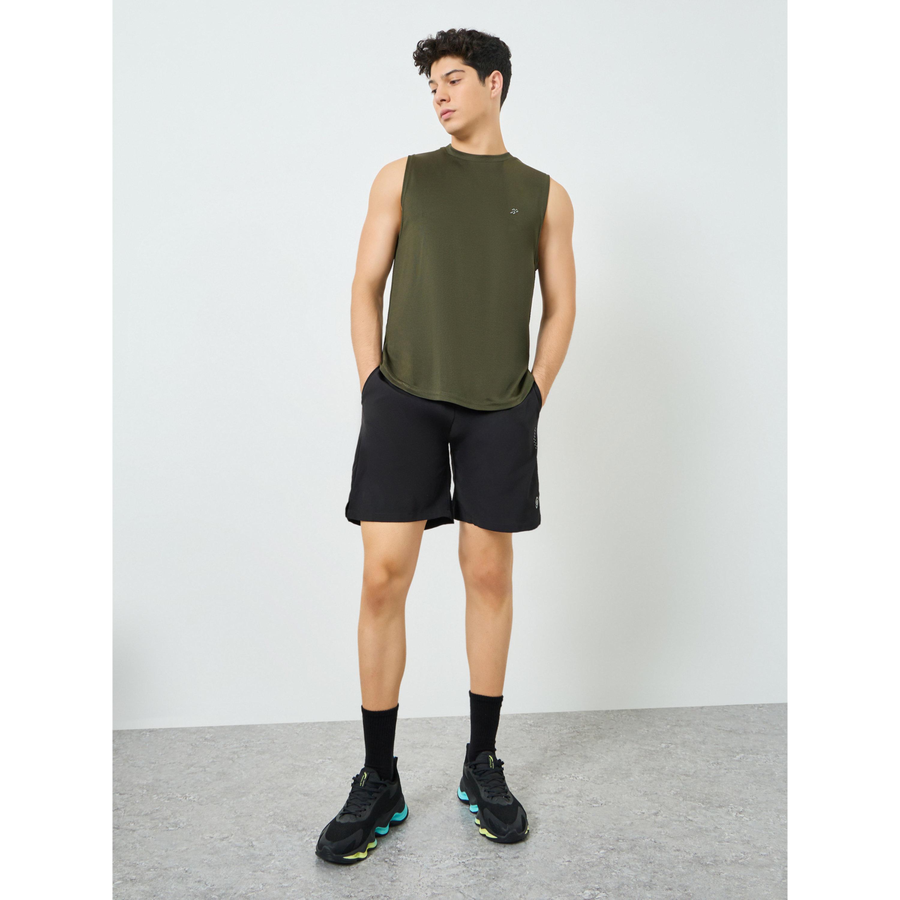 Styli Men Regular Fit Training Shorts-sports-men-clothing-bottoms-shorts-image-2