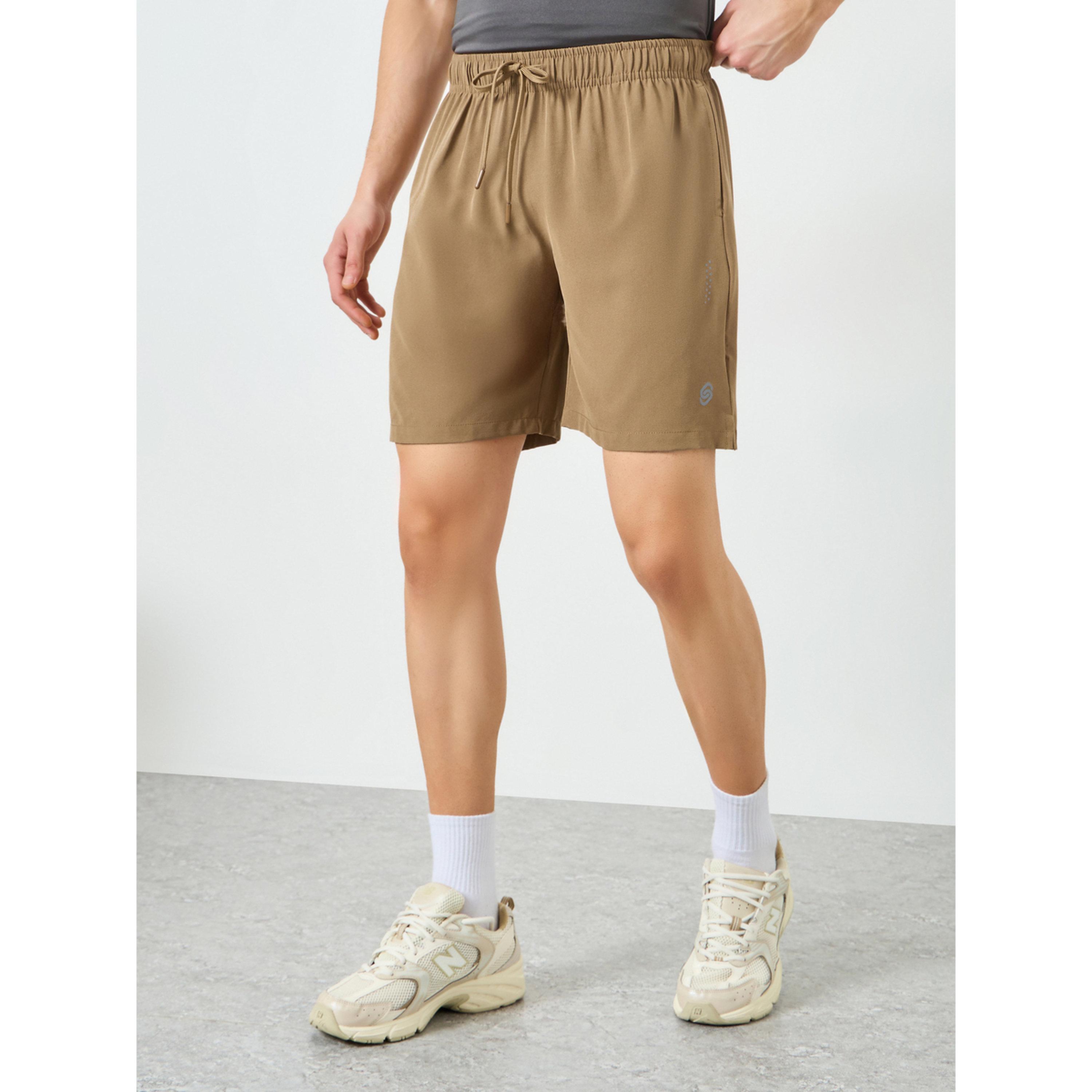 Styli Men Regular Fit Training Shorts-sports-men-clothing-bottoms-shorts-image-1