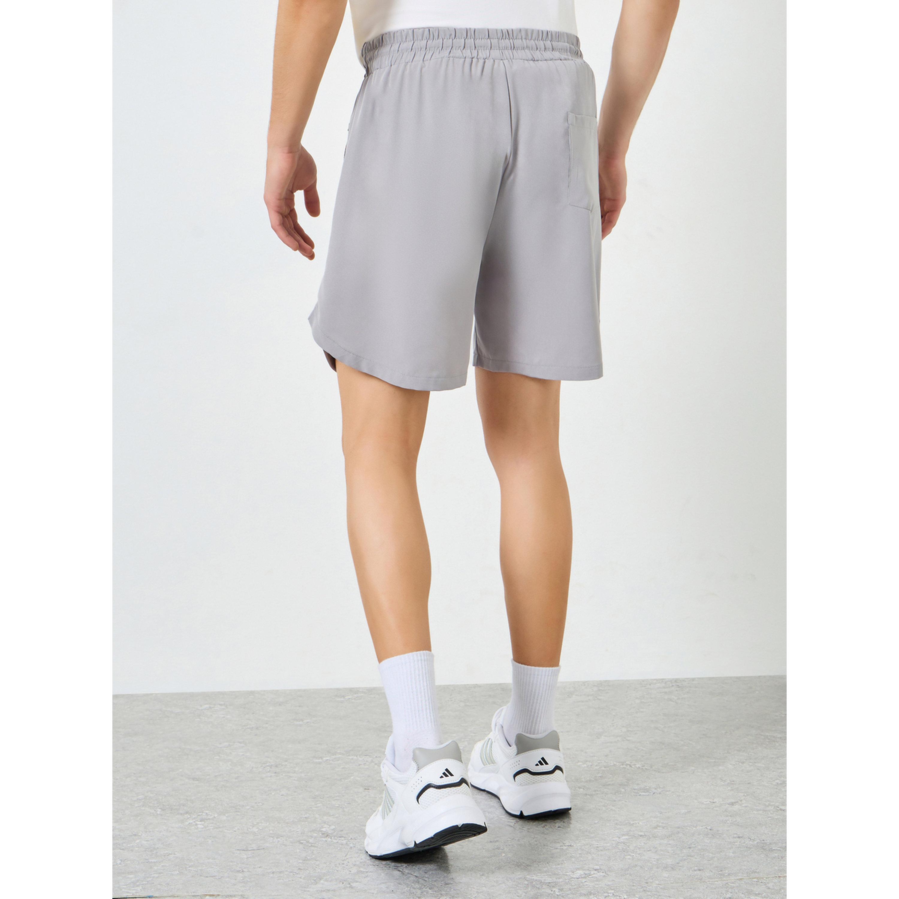 Styli Men Printed Zip Pocket Regular Fit Shorts-sports-men-clothing-bottoms-shorts-image-4