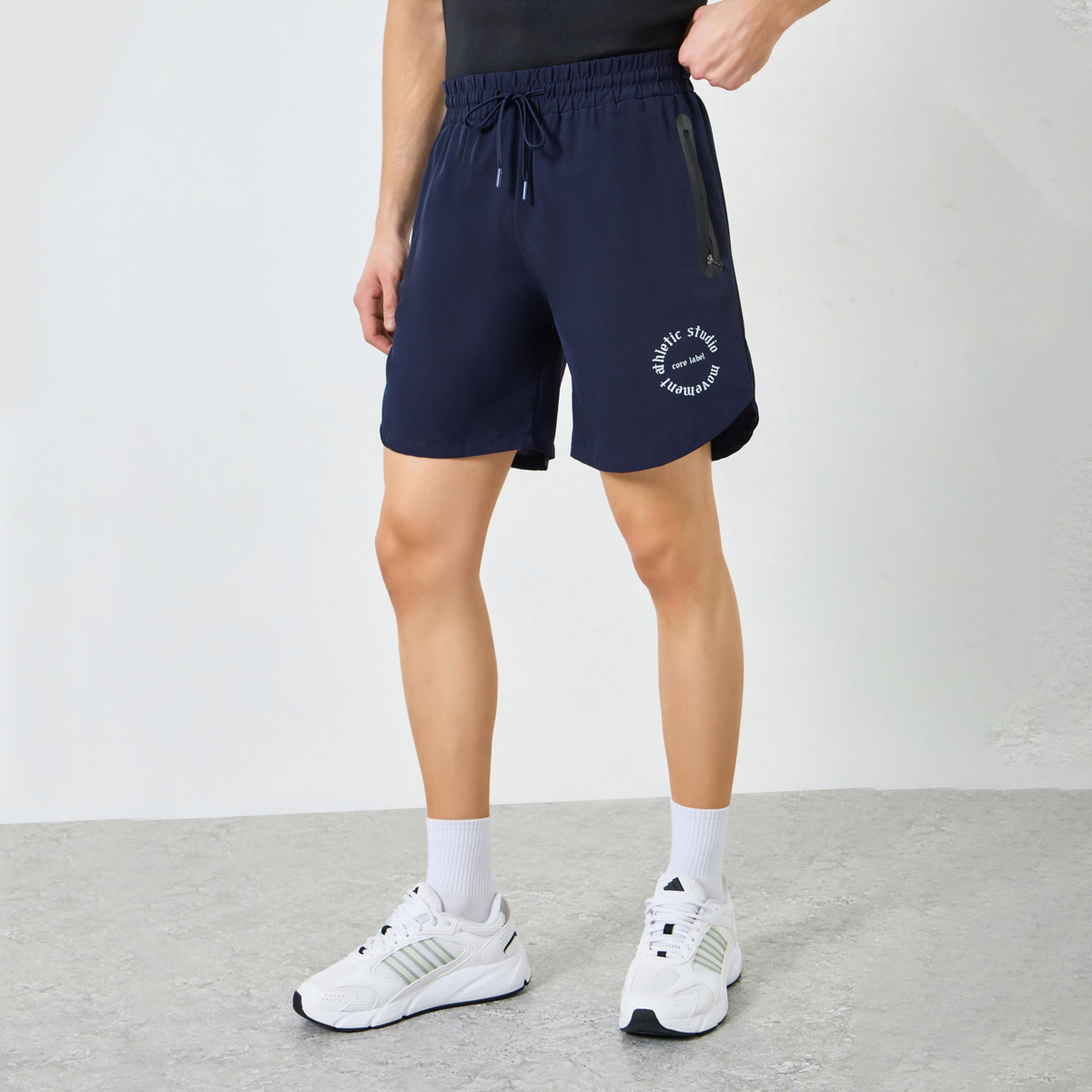 Styli Men Printed Regular Shorts with Zipper Pocket-men-clothing-bottoms-shorts-image-1