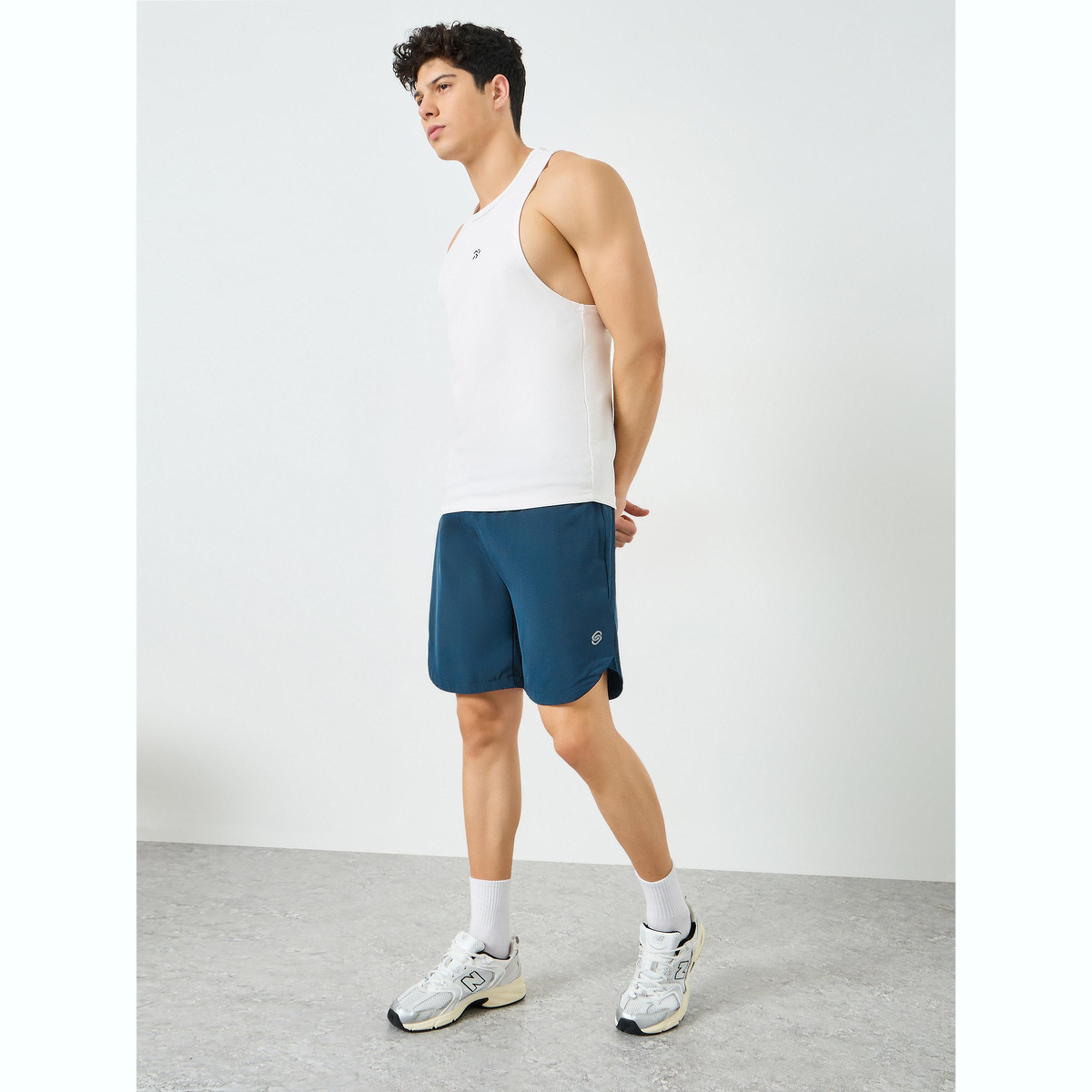 Styli Men Regular Fit Running Shorts with Zipper Pocket-men-clothing-bottoms-shorts-image-2