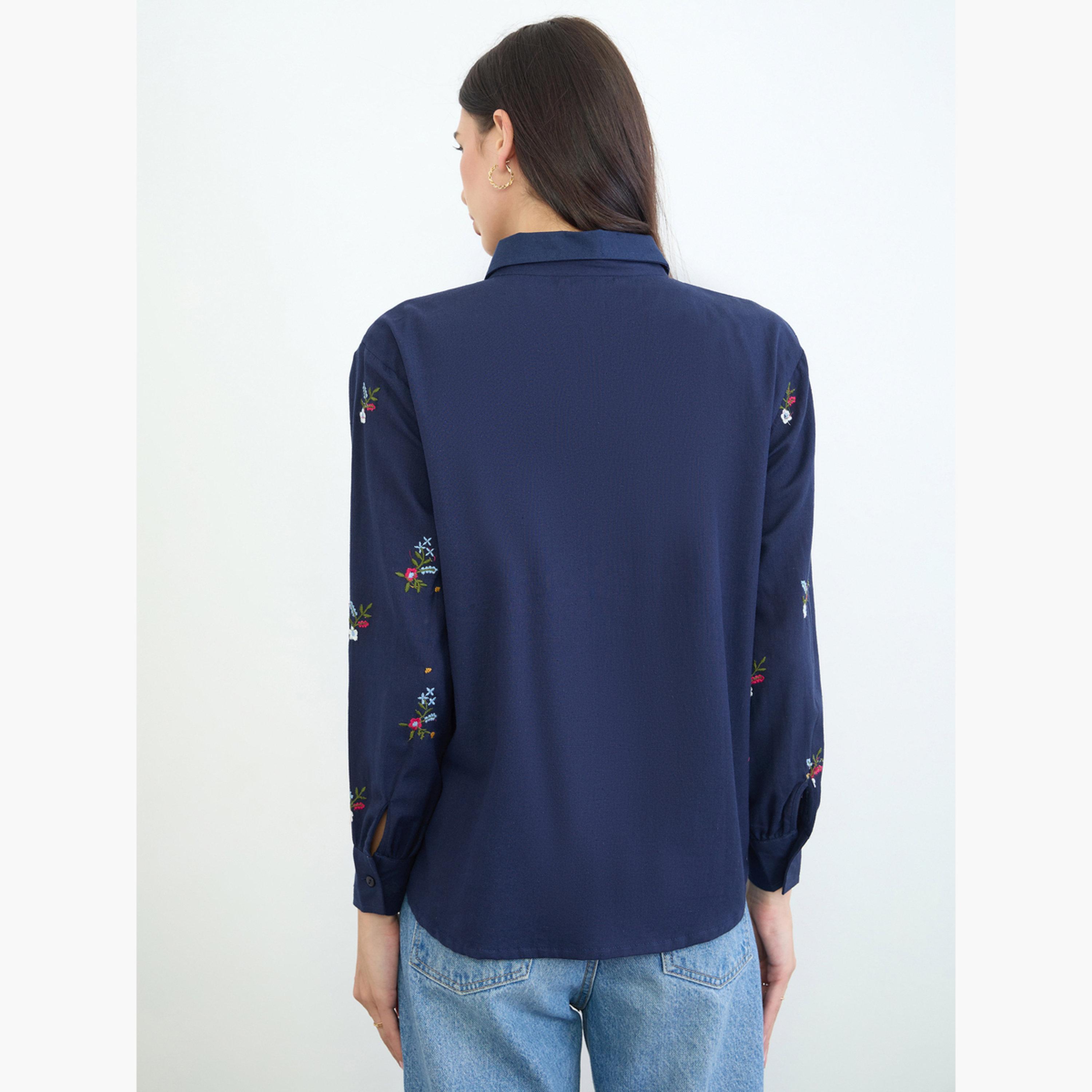 بلوزة قطن مطرزة-women-clothing-shirtsandblouses-shirts-image-4