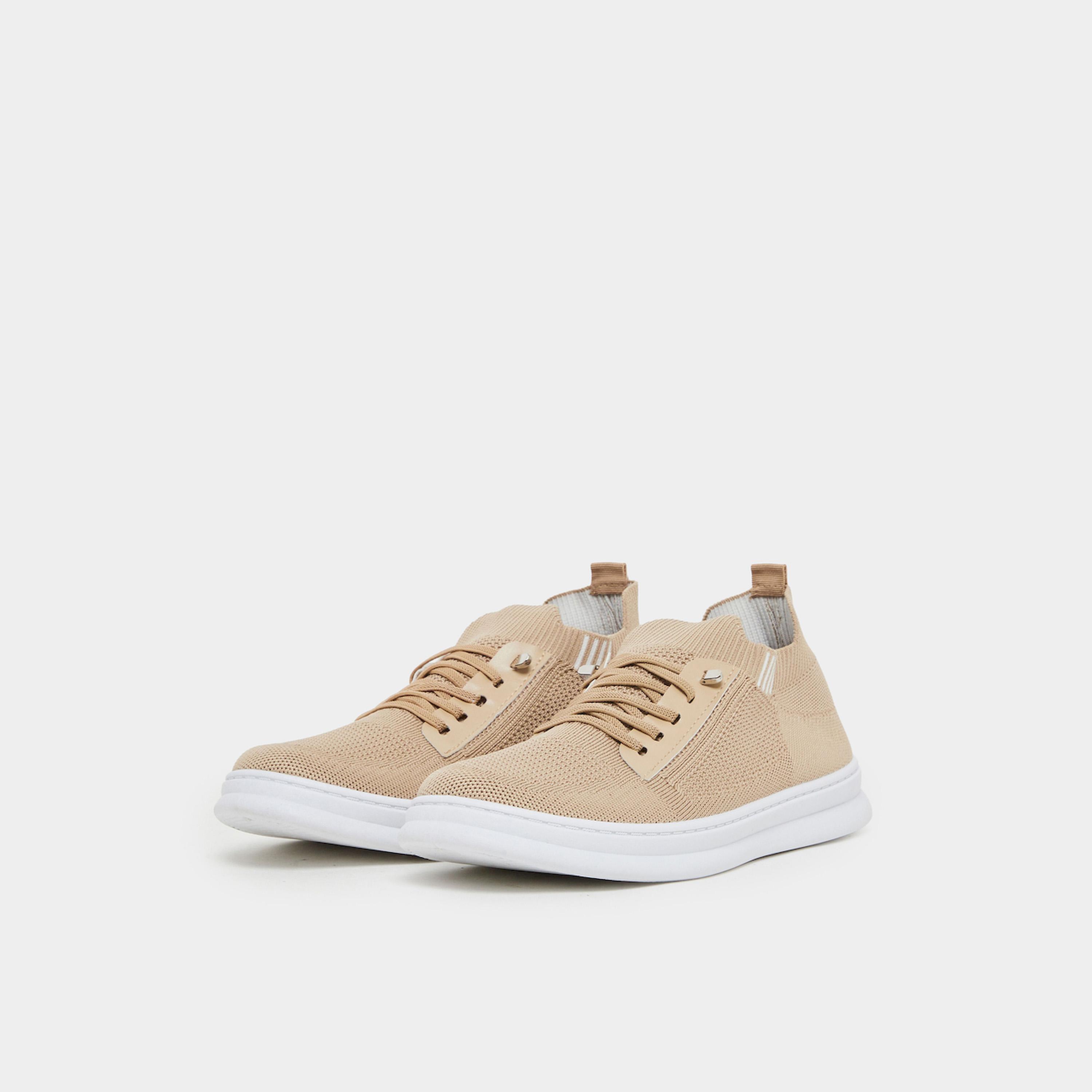 Styli Lightweight Breathable Knit Lace-Up Sneakers-men-shoes-sneakers-image-1