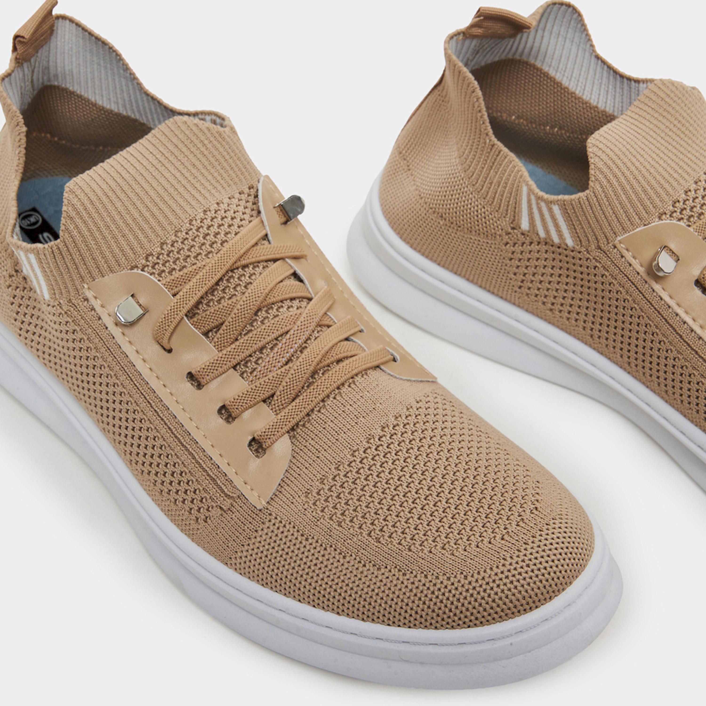 Styli Lightweight Breathable Knit Lace-Up Sneakers-men-shoes-sneakers-image-5
