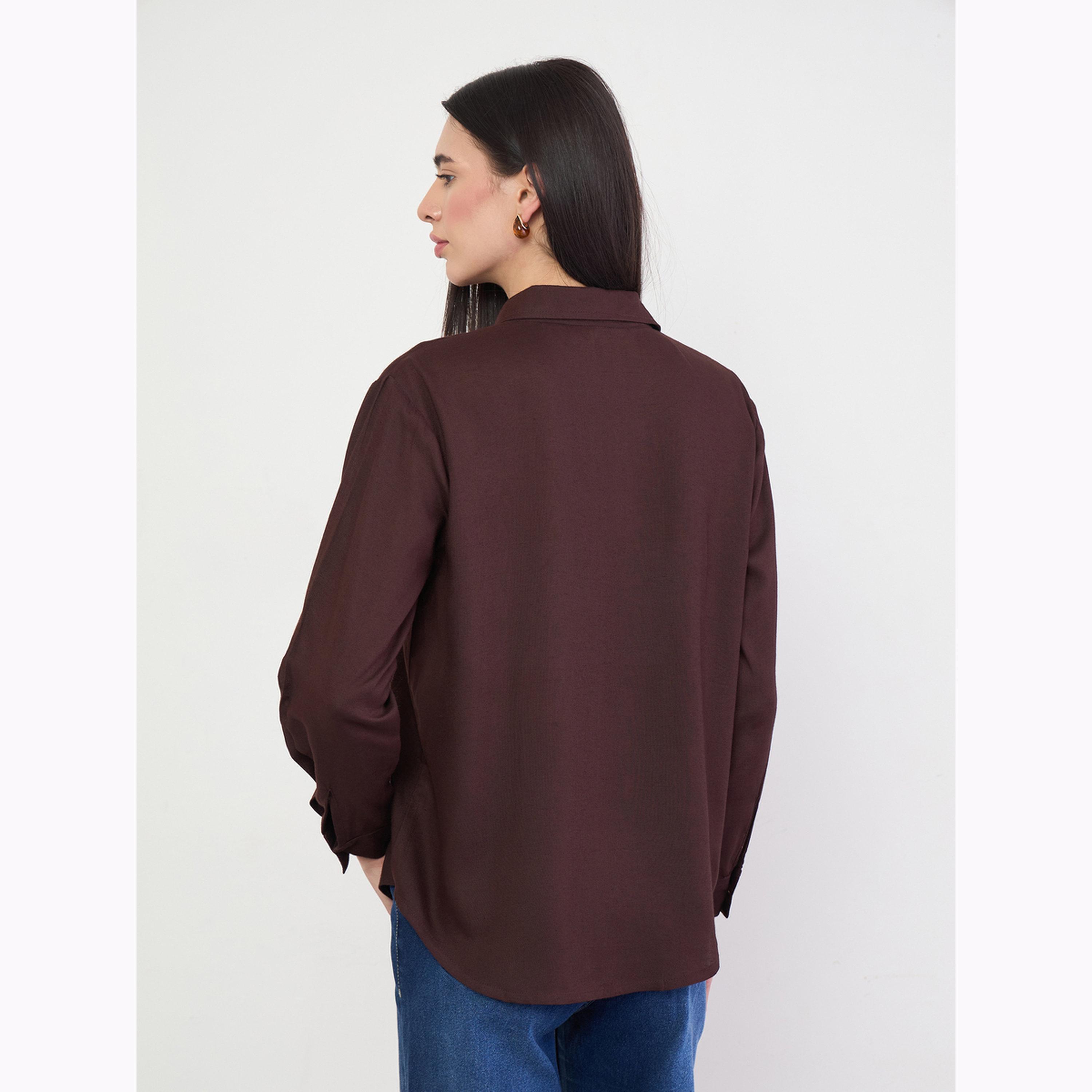بلوزة فضفاضة بتفاصيل أزرار صدفية-women-clothing-shirtsandblouses-shirts-image-4